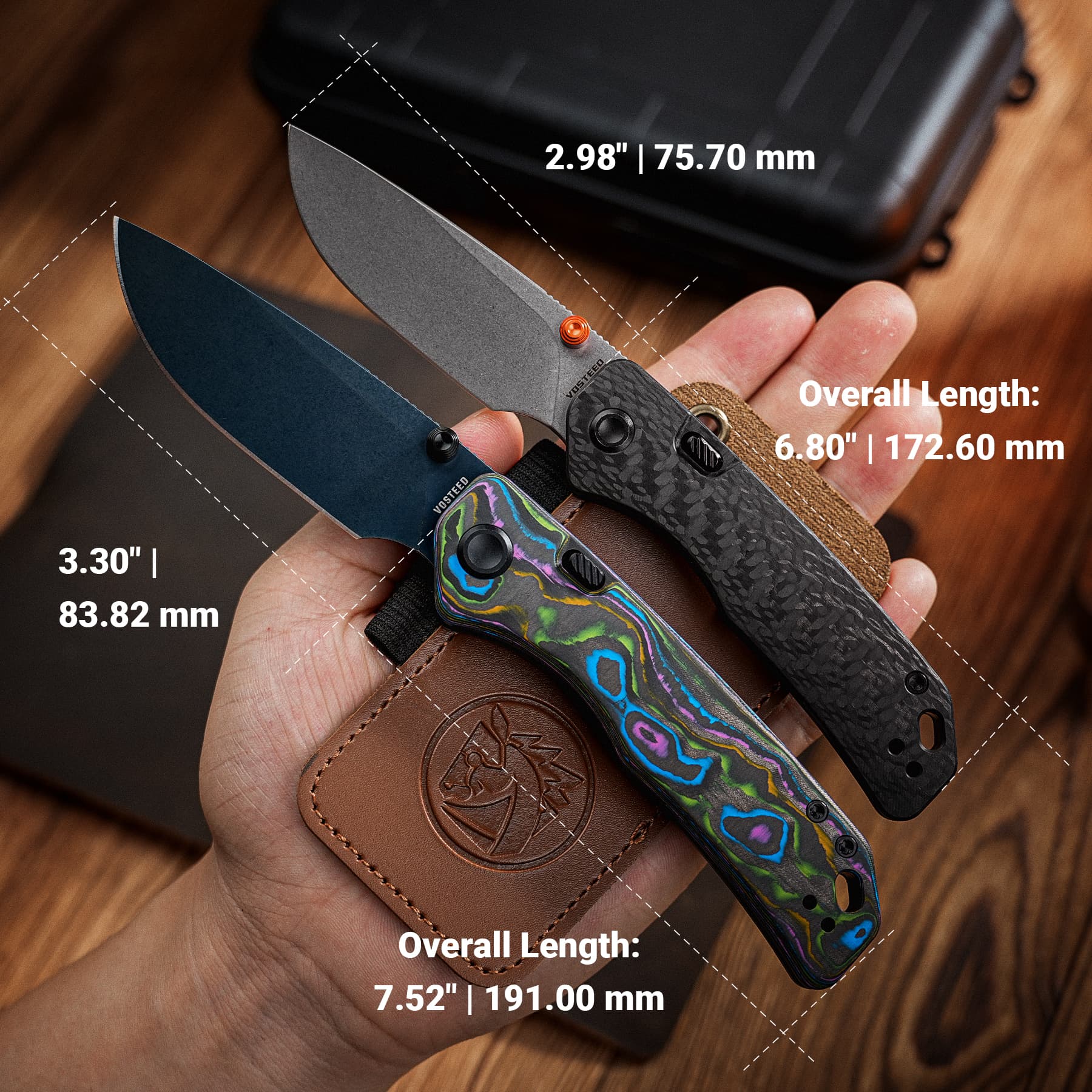 Marten 330 - Top Liner Lock (3.30" 154CM Blade & Carbon Fiber Handle) - A1618