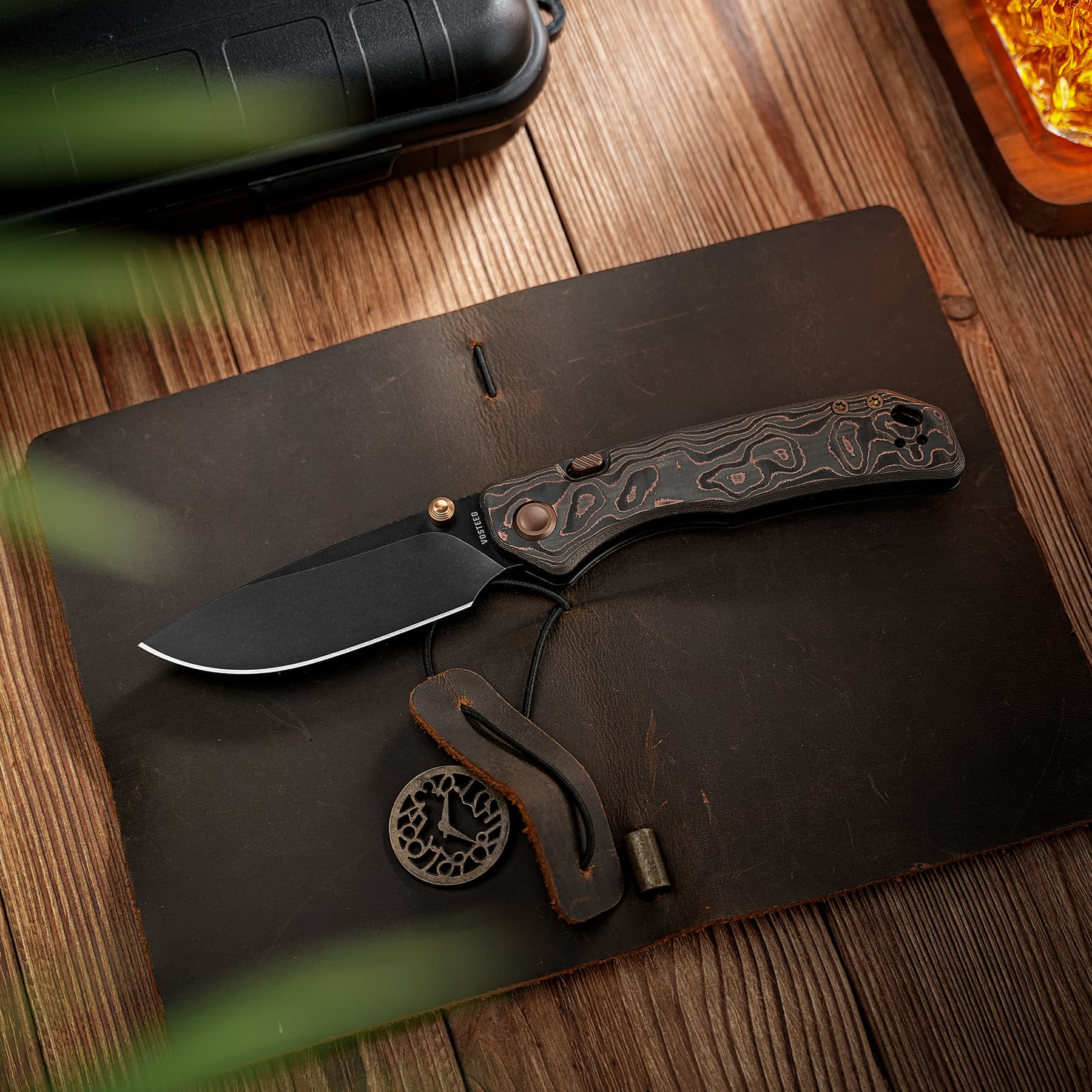 Marten 330 - Top Liner Lock (3.30" 154CM Blade & Carbon Fiber Handle) - A1619