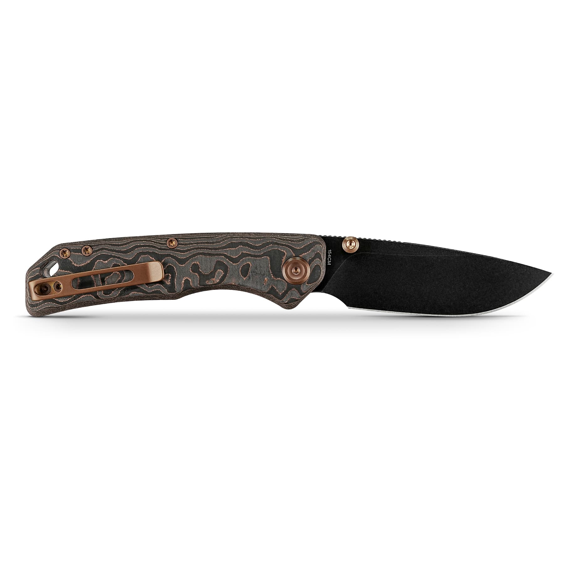 Marten 330 - Top Liner Lock (3.30" 154CM Blade & Carbon Fiber Handle) - A1619