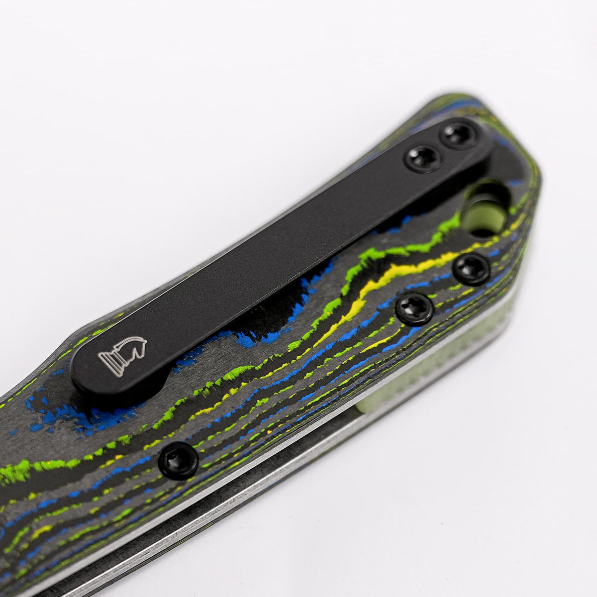 Marten 330 - Top Liner Lock (3.30" M390 Blade & Camo Carbon Handle) - A1620 - Every Day Gear Exclusive