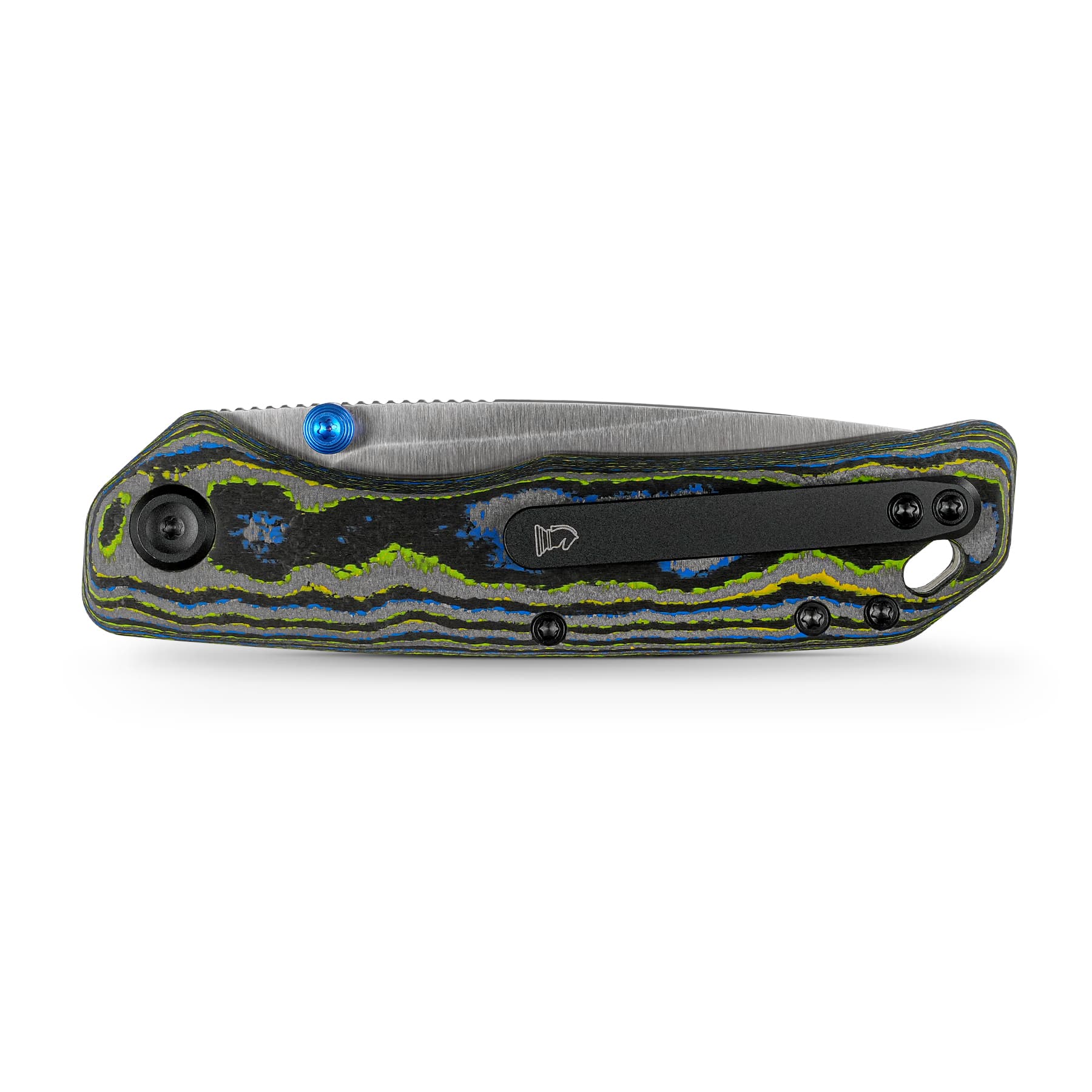 Marten 330 - Top Liner Lock (3.30" M390 Blade & Camo Carbon Handle) - A1620 - Every Day Gear Exclusive