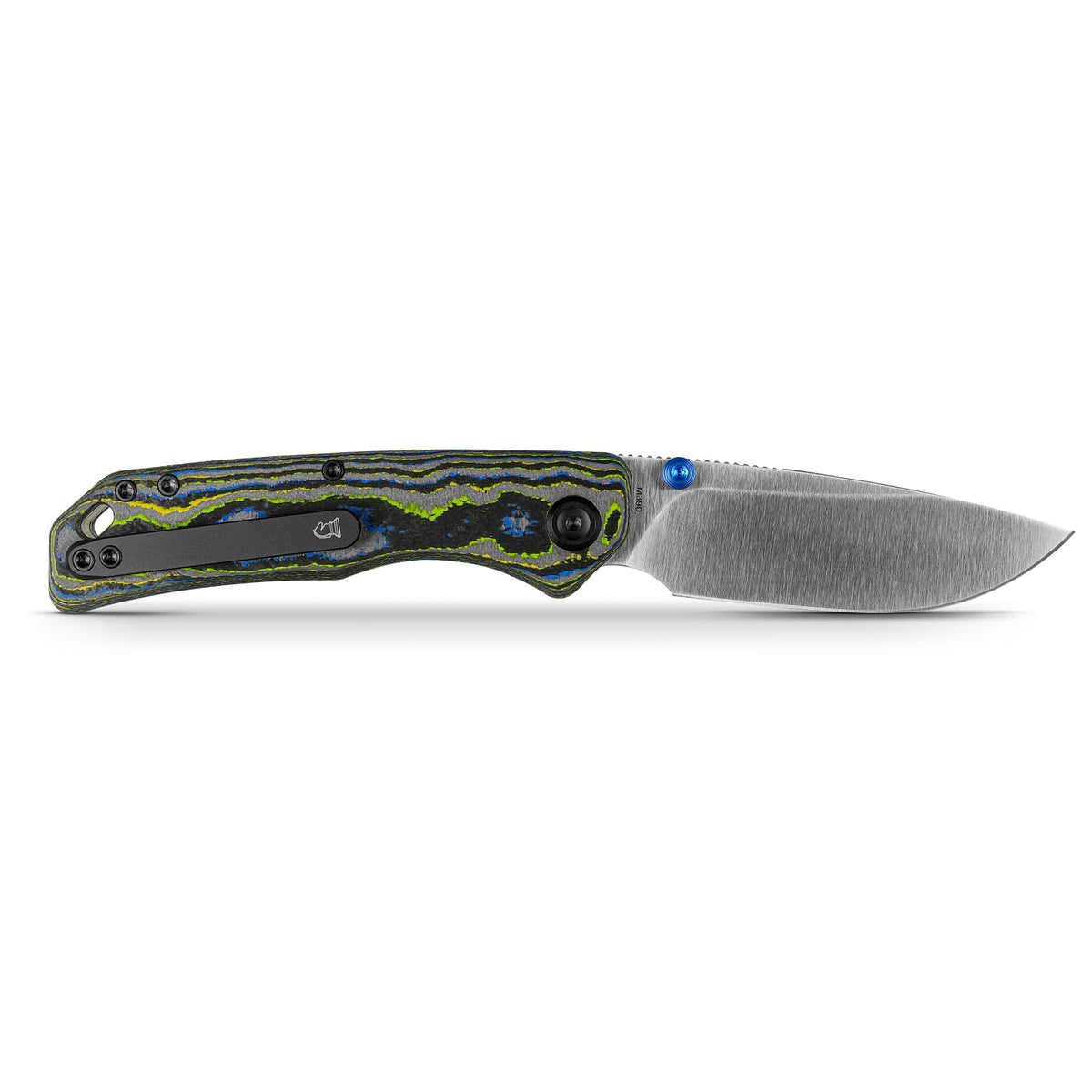 Marten 330 - Top Liner Lock (3.30" M390 Blade & Camo Carbon Handle) - A1620 - Every Day Gear Exclusive