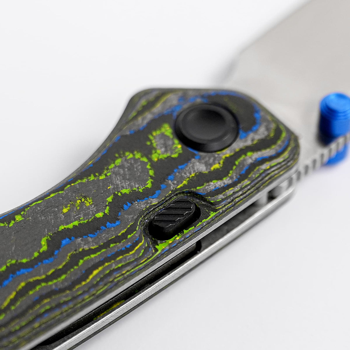 Marten 330 - Top Liner Lock (3.30" M390 Blade & Camo Carbon Handle) - A1620 - Every Day Gear Exclusive
