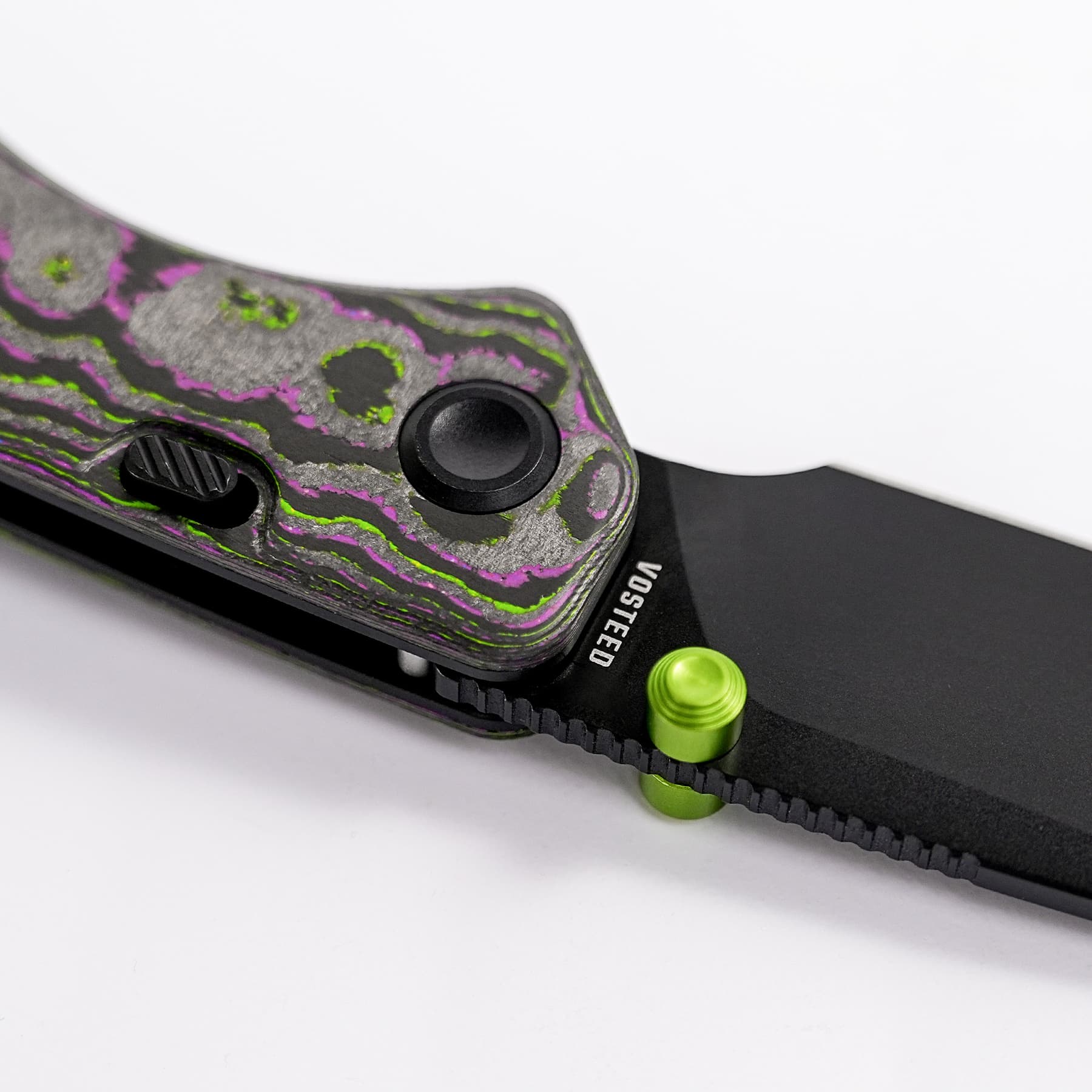 Marten 330 - Top Liner Lock (3.30" M390 Blade & Camo Carbon Handle) - A1621 -Every Day Gear Exclusive