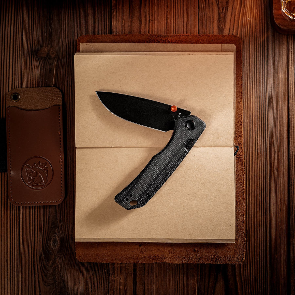 Coming Soon - Marten 330 - Top Liner Lock (3.30" 14C28N Blade & Micarta Handle) - A1622