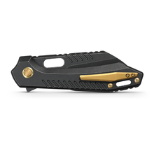 RSKAOS - Top Liner Lock (3.3" M390 Sheepsfoot Blade & Titanium Handle) - MHET3