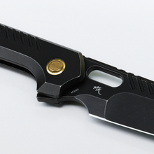 RSKAOS - Top Liner Lock (3.3" M390 Sheepsfoot Blade & Titanium Handle) - MHET3