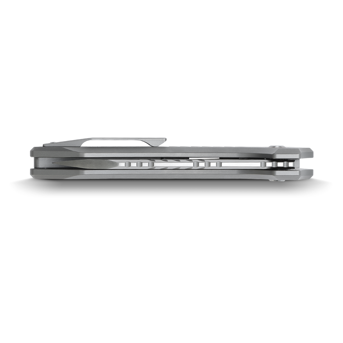RSKAOS - Top Liner Lock (3.3" M390 Sheepsfoot Blade & Titanium Handle) - MHET4