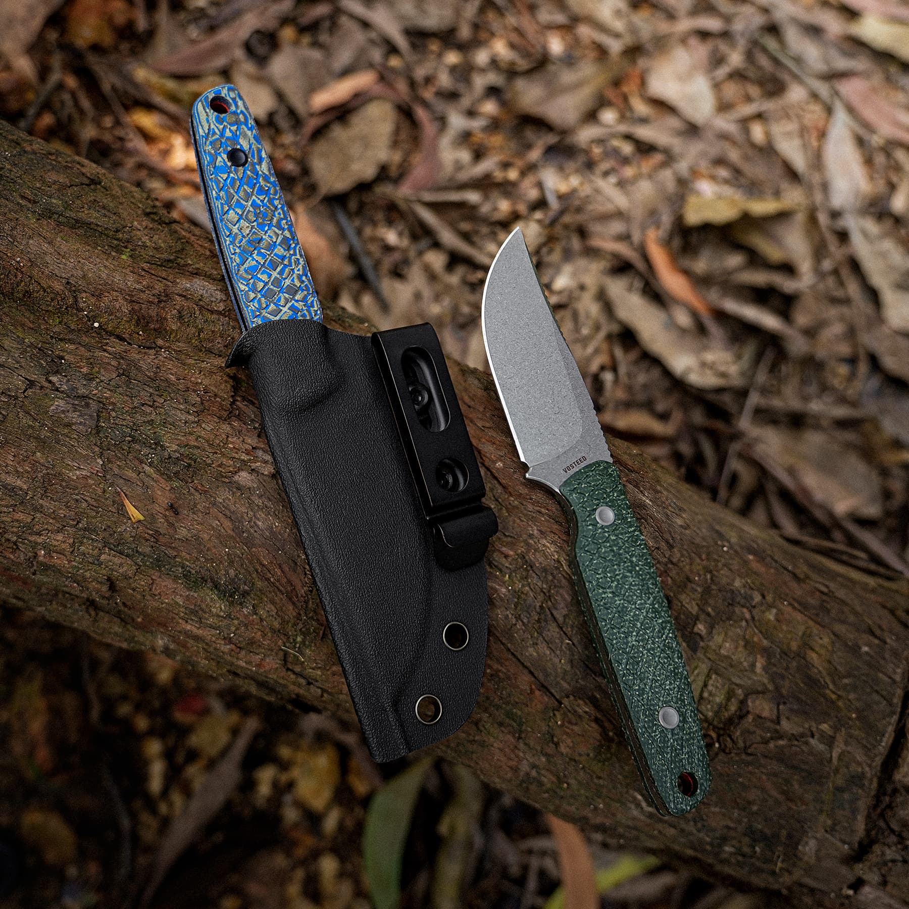 Mink - Fixed Blade Knife (3.33" AEB-L Blade & Micarta Handle) - D0113 AMAZON & TIKTOK EXCLUSIVE