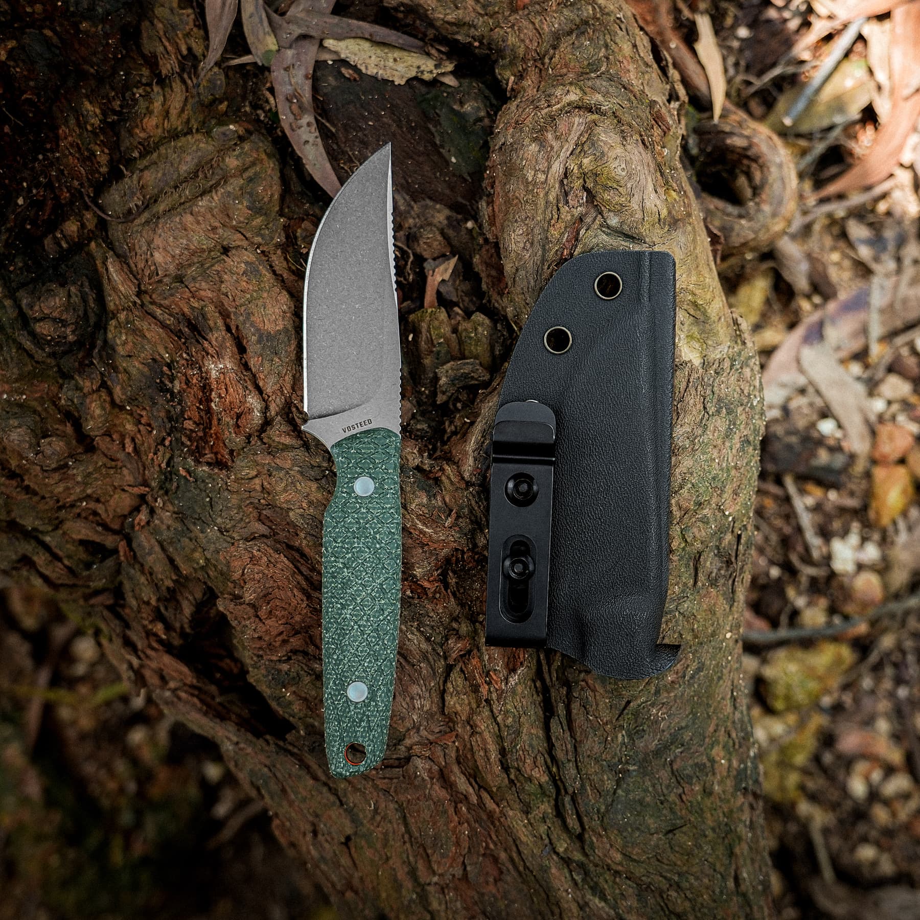 Mink - Fixed Blade Knife (3.33" AEB-L Blade & Micarta Handle) - D0113 AMAZON & TIKTOK EXCLUSIVE