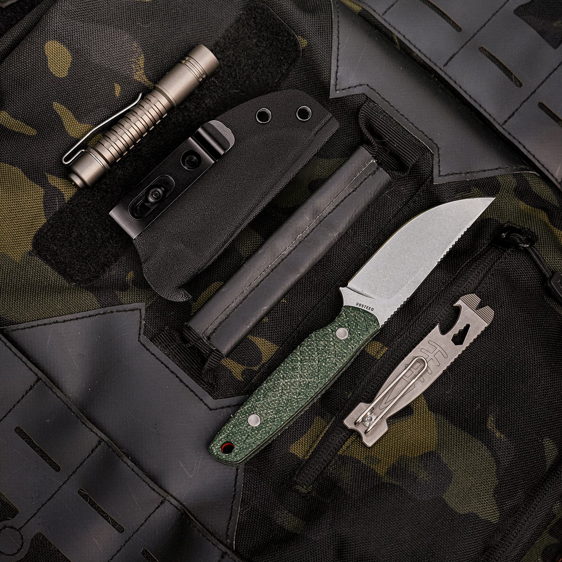 Mink - Fixed Blade Knife (3.33" AEB-L Blade & Micarta Handle) - D0113 AMAZON & TIKTOK EXCLUSIVE