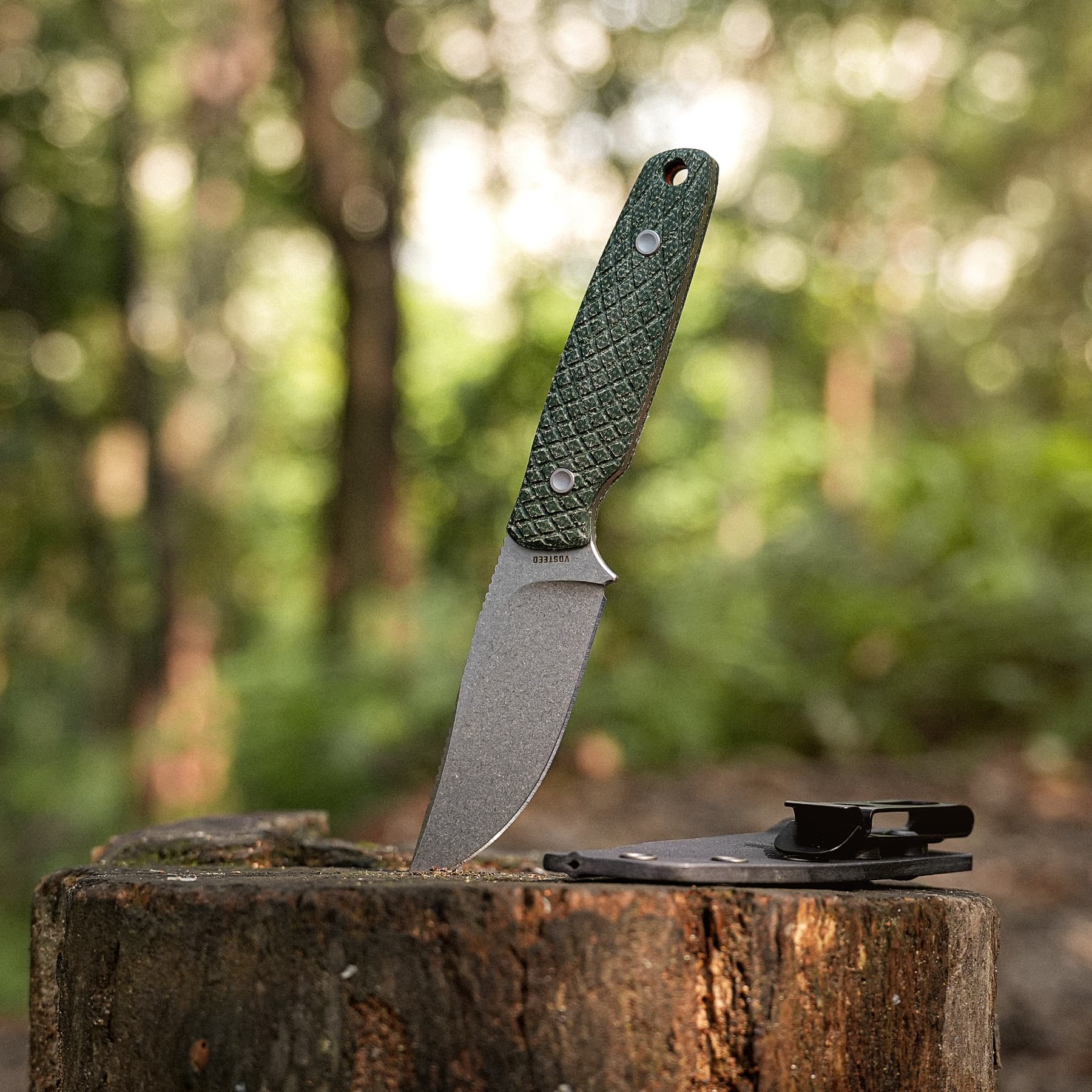 Mink - Fixed Blade Knife (3.33" AEB-L Blade & Micarta Handle) - D0113 AMAZON & TIKTOK EXCLUSIVE