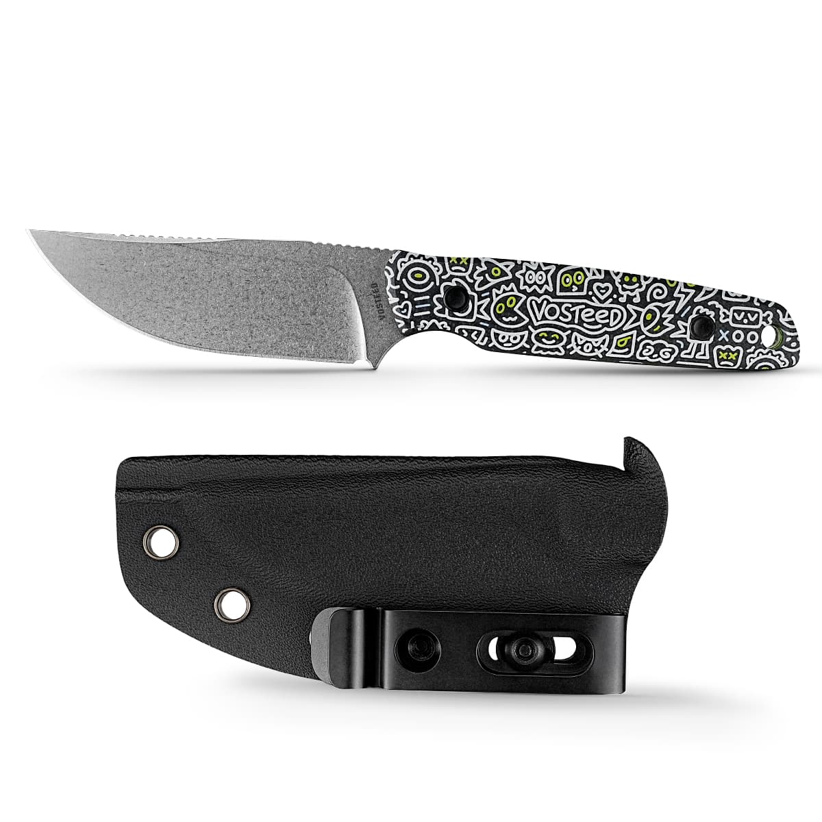 Mink - Fixed Blade Knife (3.33" AEB-L Blade & G10 Handle)  - D0114 AMAZON & TIKTOK EXCLUSIVE