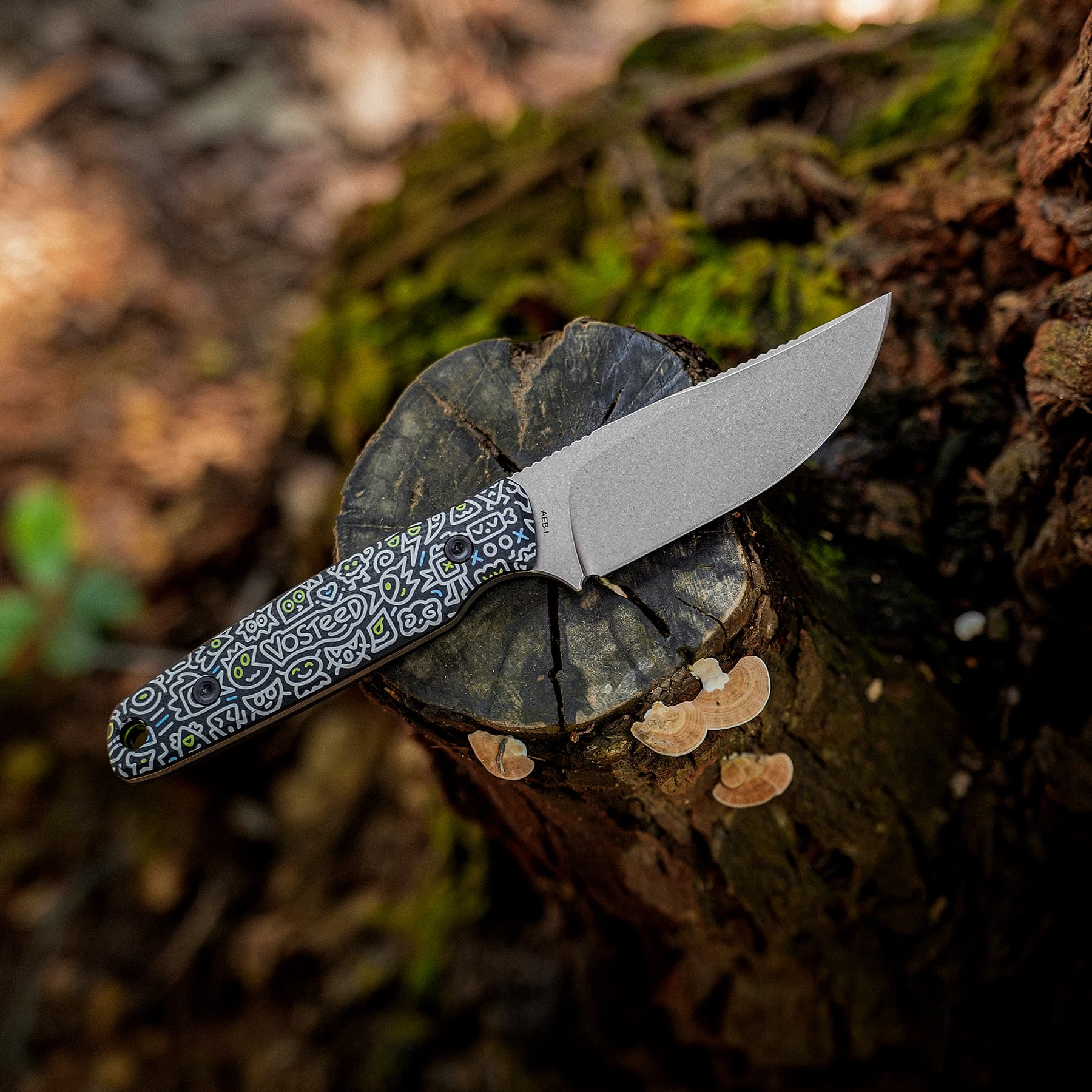Mink - Fixed Blade Knife (3.33" AEB-L Blade & G10 Handle)  - D0114 AMAZON & TIKTOK EXCLUSIVE