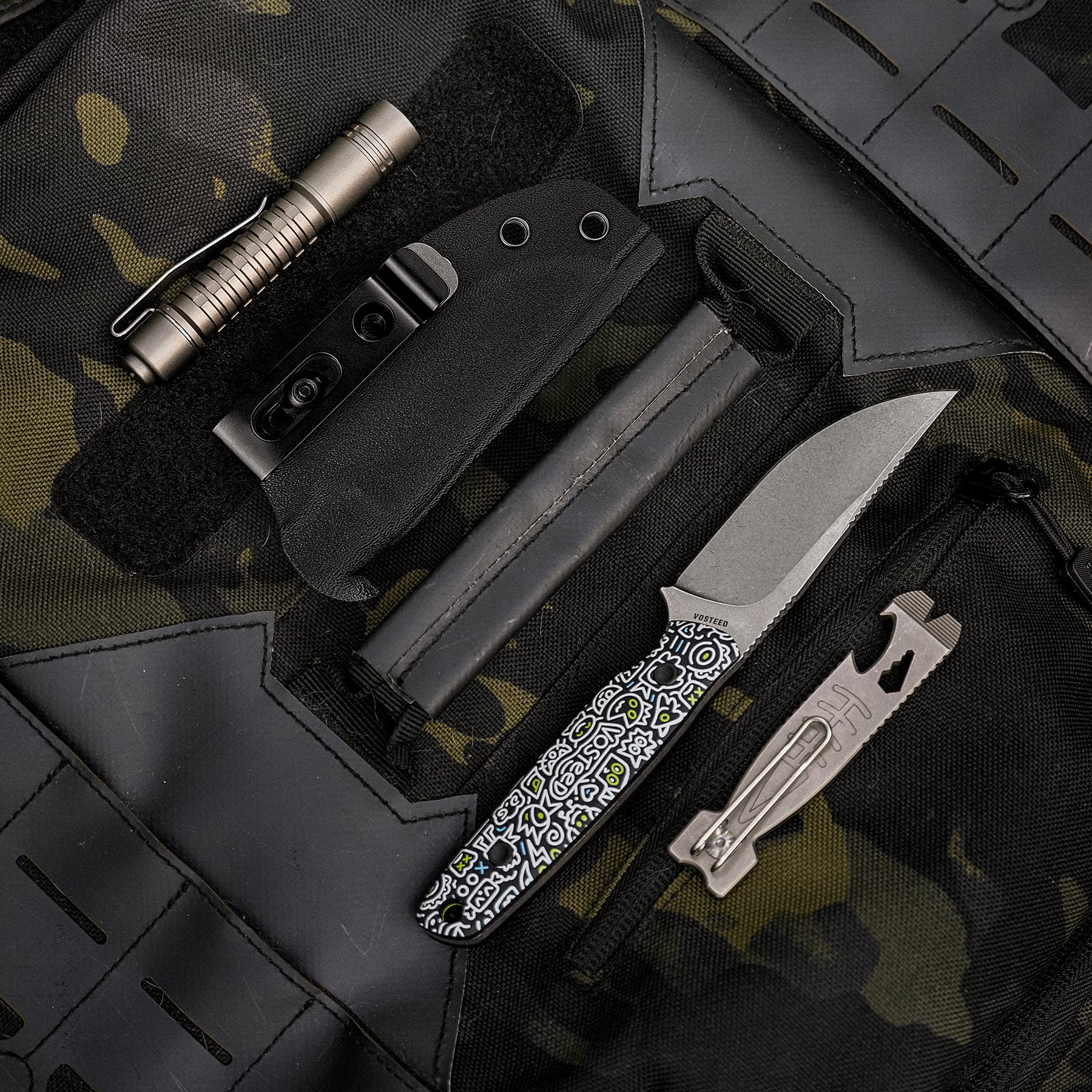 Mink - Fixed Blade Knife (3.33" AEB-L Blade & G10 Handle)  - D0114 AMAZON & TIKTOK EXCLUSIVE