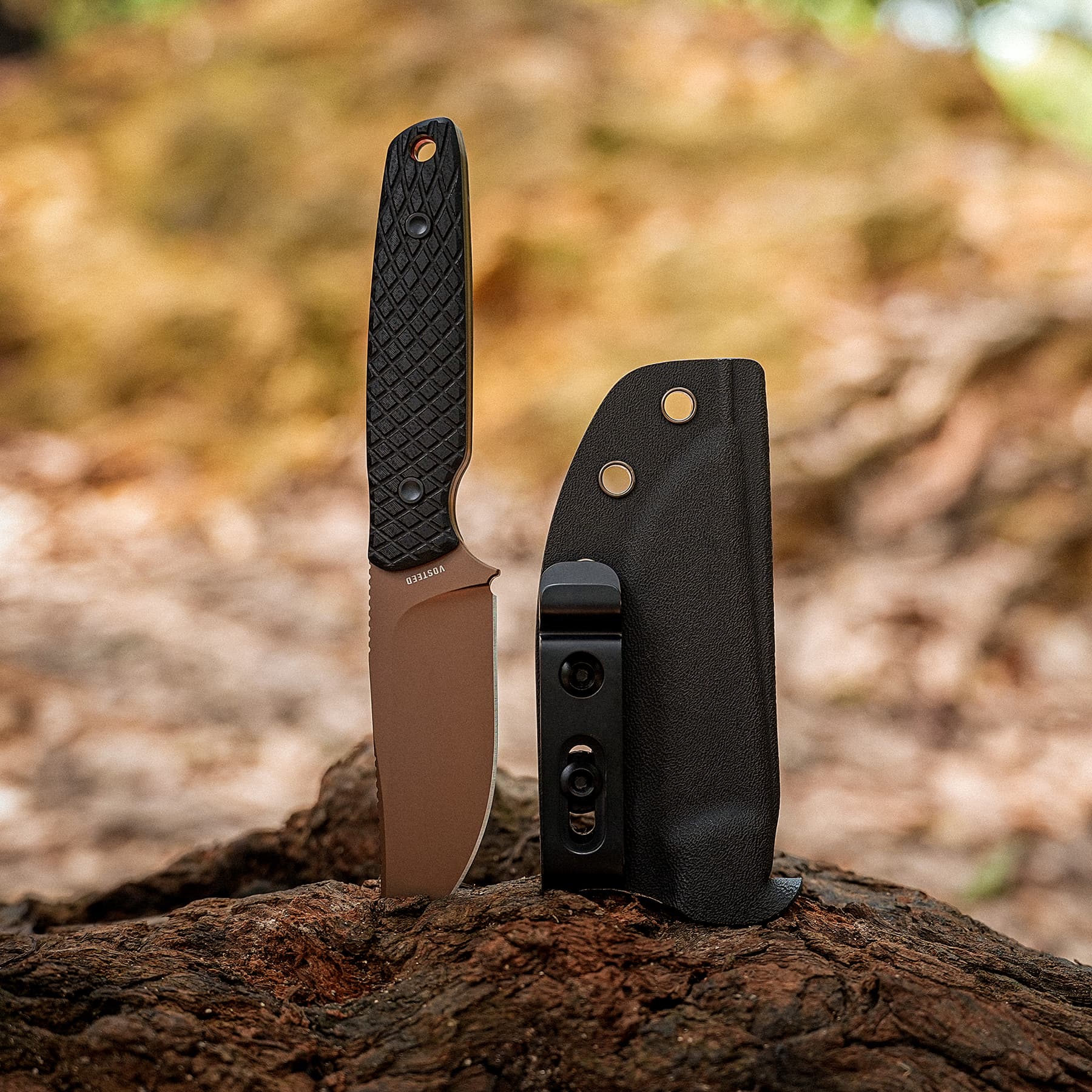 Mink - Fixed Blade Knife (3.33" AEB-L Blade & G10 Handle)  - D0114 AMAZON & TIKTOK EXCLUSIVE