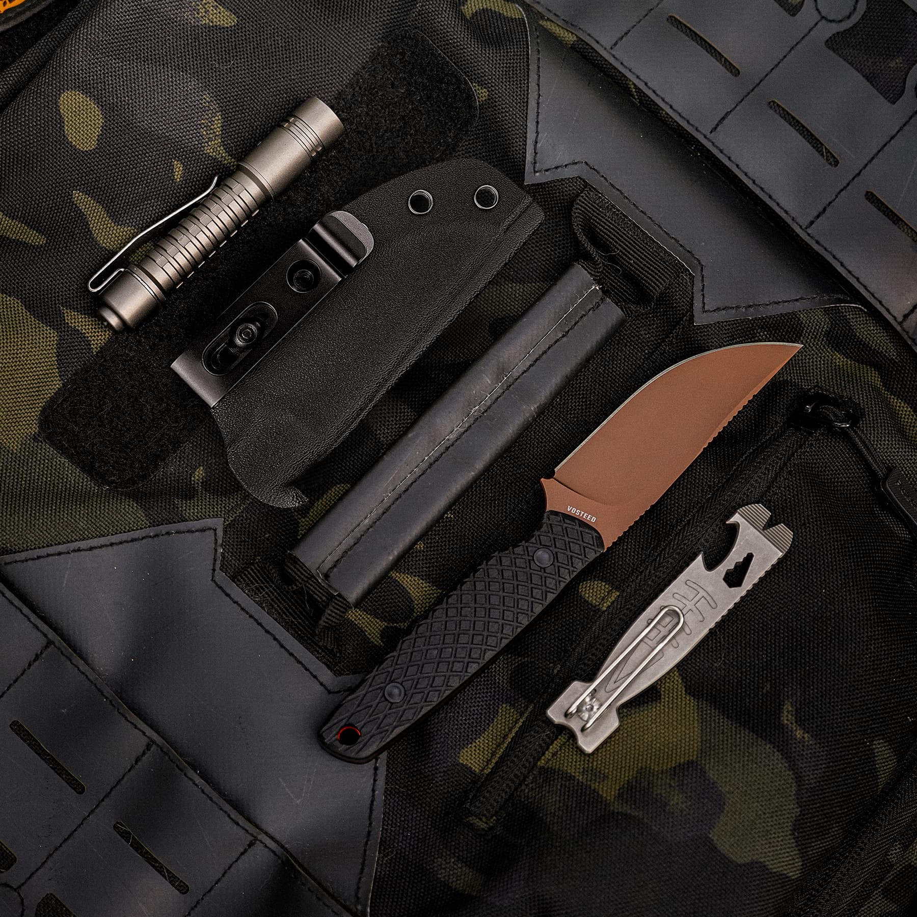 Mink - Fixed Blade Knife (3.33" AEB-L Blade & G10 Handle)  - D0114 AMAZON & TIKTOK EXCLUSIVE