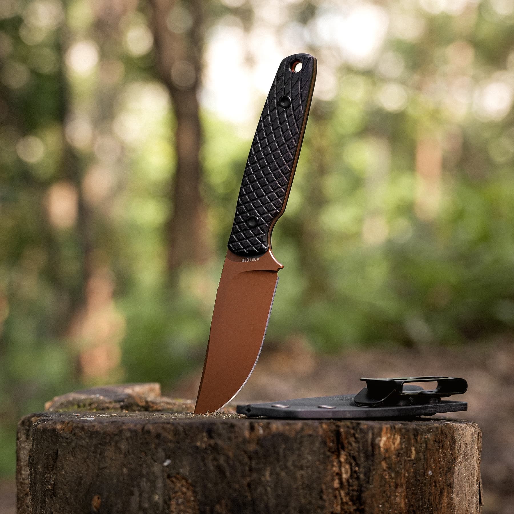 Mink - Fixed Blade Knife (3.33" AEB-L Blade & G10 Handle)  - D0114 AMAZON & TIKTOK EXCLUSIVE