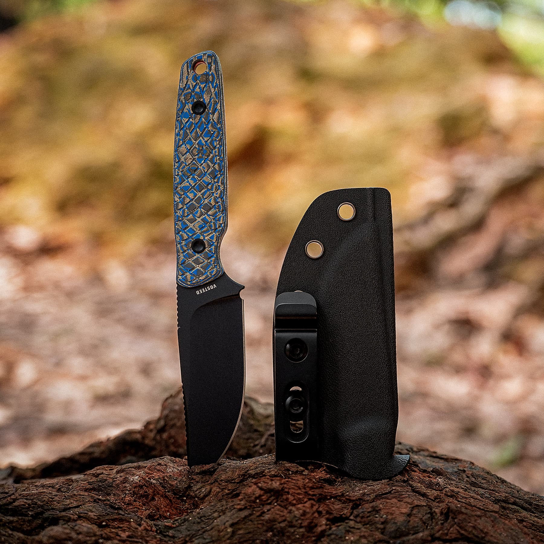 Mink - Fixed Blade Knife  (3.33" 14C28N Blade & Micarta Handle) - D0117 AMAZON & TIKTOK EXCLUSIVE