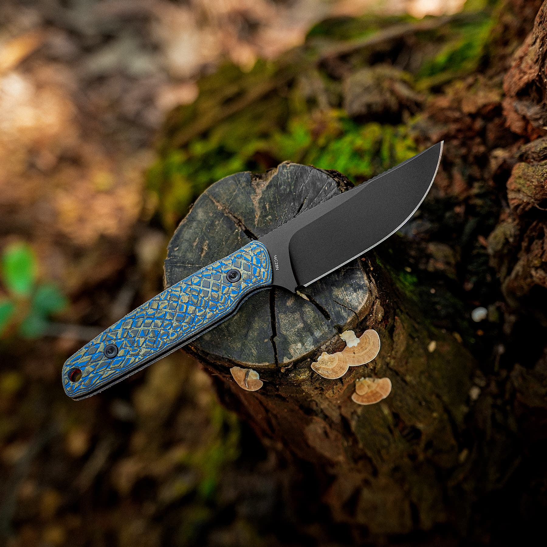 Mink - Fixed Blade Knife  (3.33" 14C28N Blade & Micarta Handle) - D0117 AMAZON & TIKTOK EXCLUSIVE