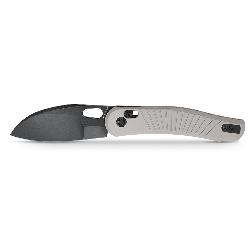 Morel Crossbar Lock Knife (2.99" N690 Blade & Aluminum Handle) Vosteed