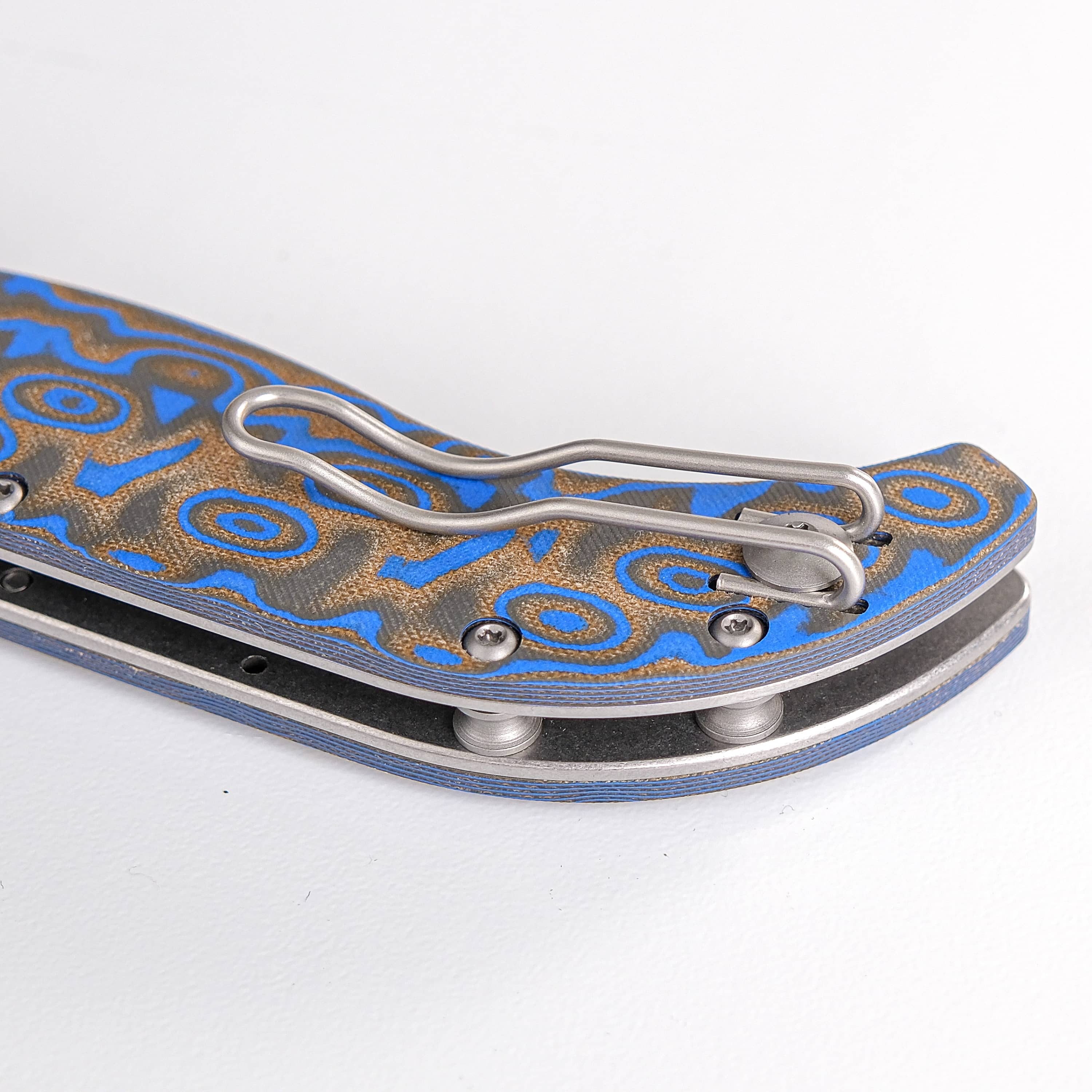 Naga- Top Liner Lock(3.47" S35VN Blade &  Ocean Micarta Handle) - A3903