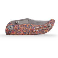 Naga Top Liner Lock Folding Knife (3.47" S35VN Blade & Raindrop Micarta Handle) - Model A3904