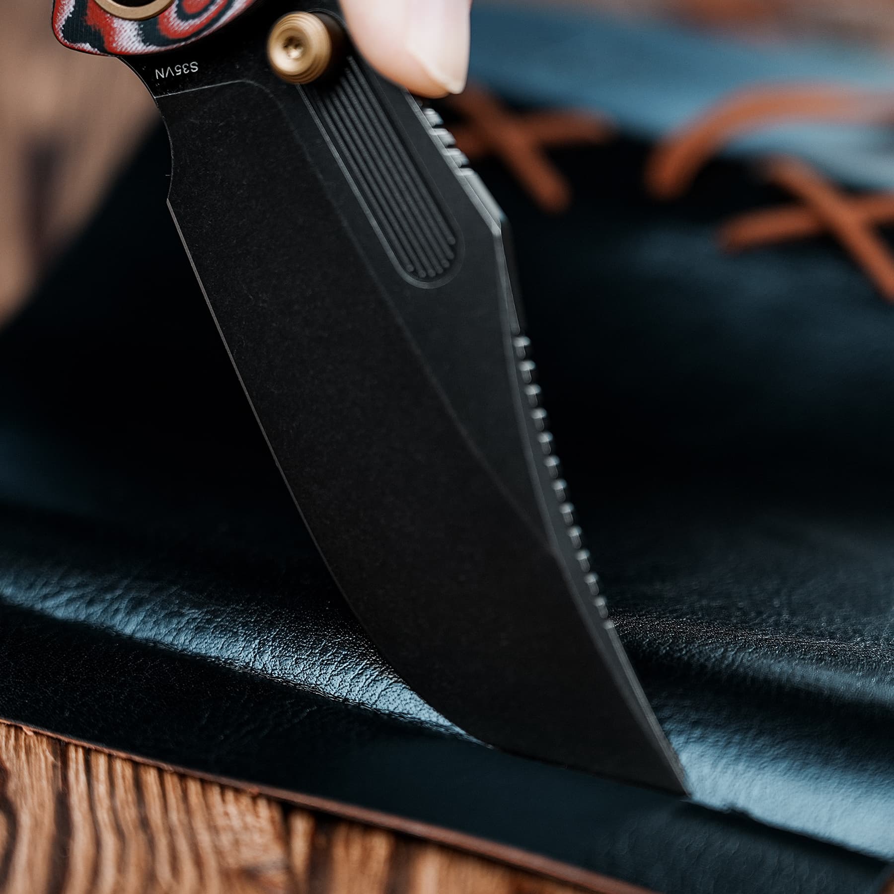 Coming Soon - Naga- Top Liner Lock(3.47" S35VN Blade & Micarta Handle) - A3905
