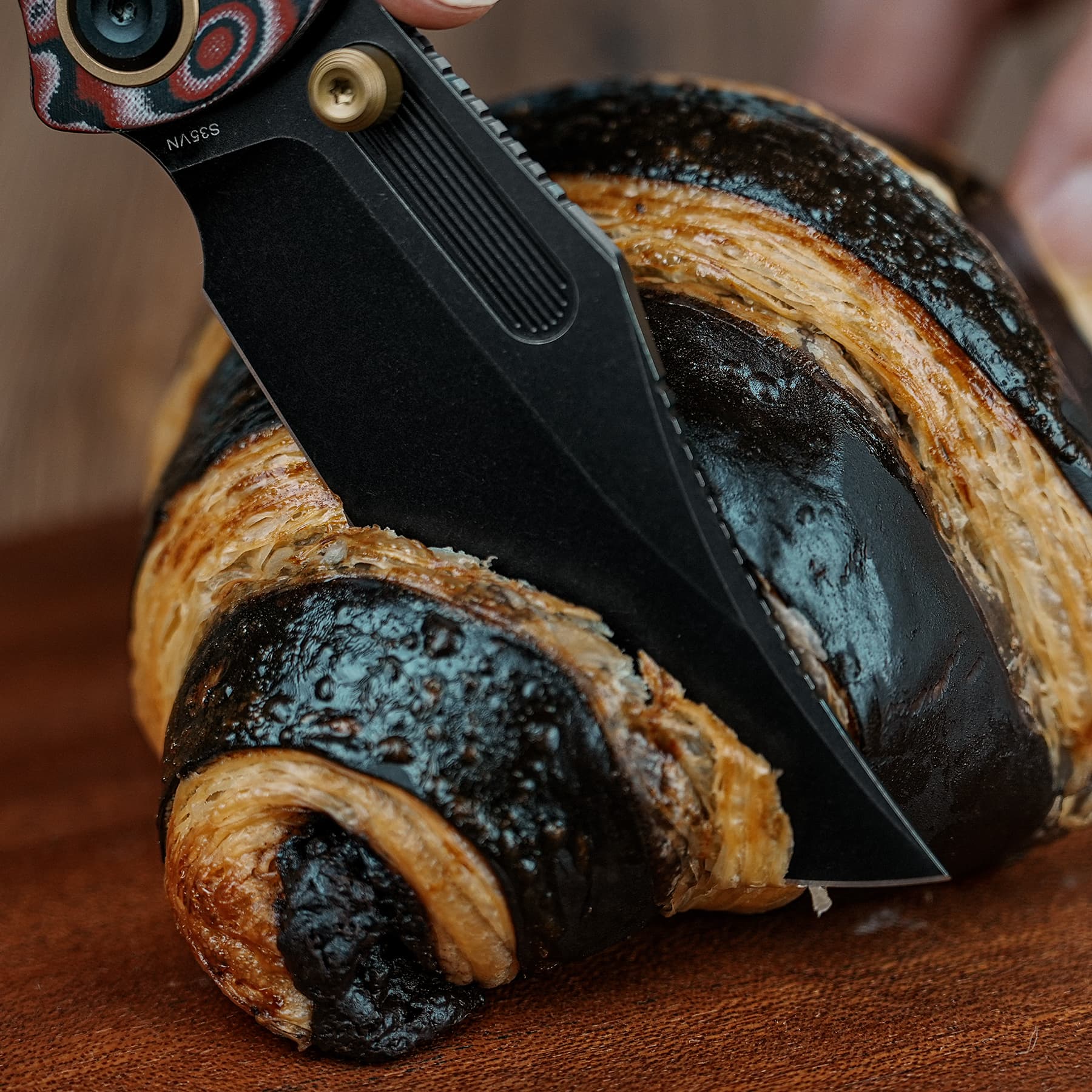 Coming Soon - Naga- Top Liner Lock(3.47" S35VN Blade & Micarta Handle) - A3905