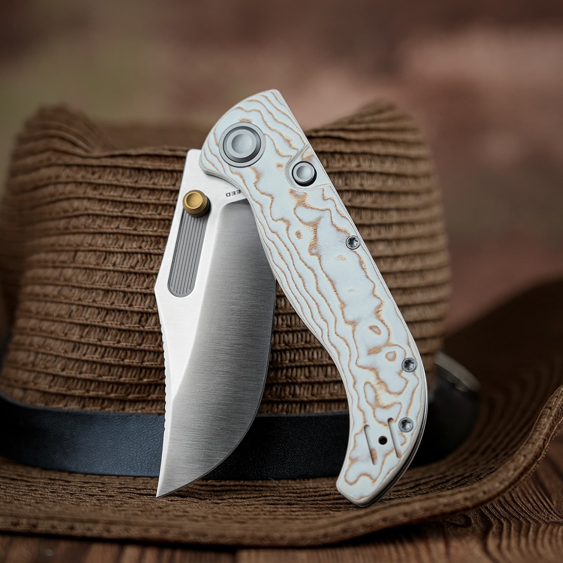 Coming Soon - Naga- Top Liner Lock(3.47" S35VN Blade & Bamboo Micarta Handle) - A3906