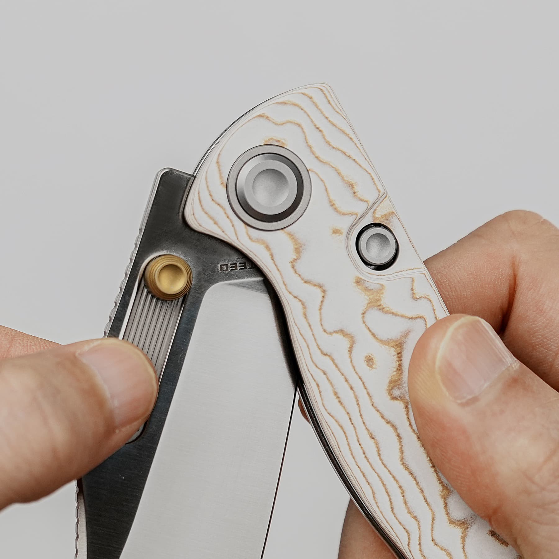 Coming Soon - Naga- Top Liner Lock(3.47" S35VN Blade & Bamboo Micarta Handle) - A3906