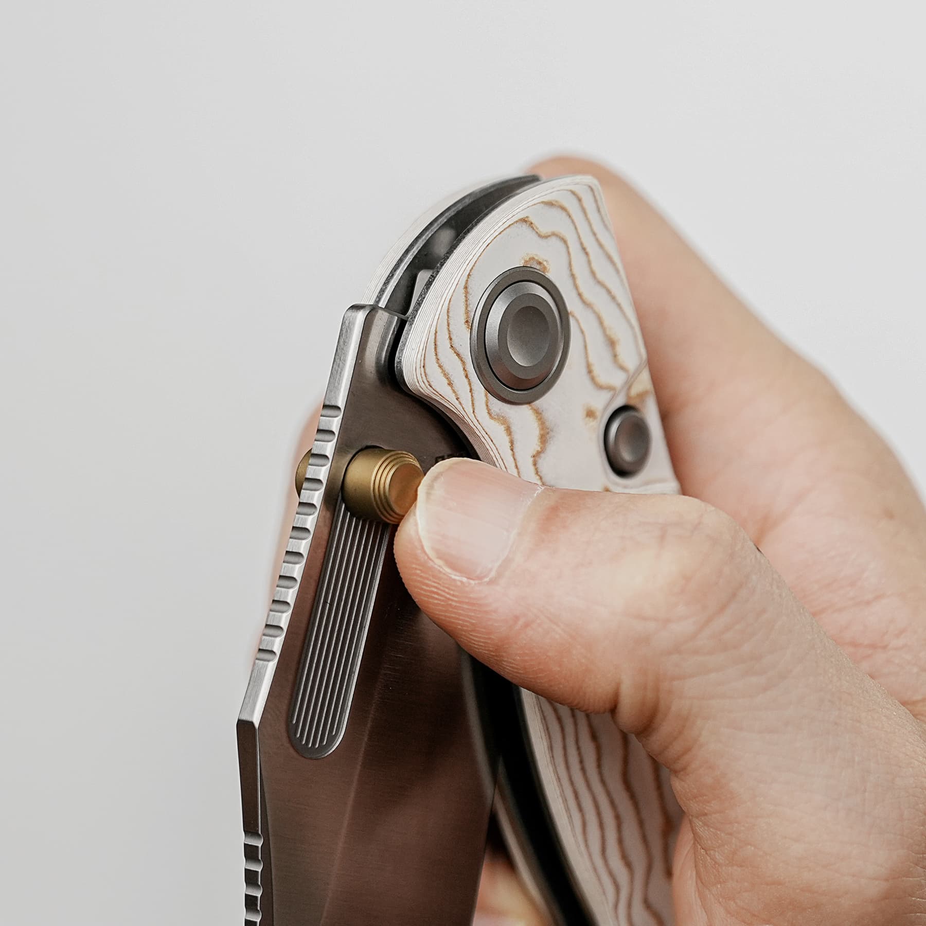 Coming Soon - Naga- Top Liner Lock(3.47" S35VN Blade & Bamboo Micarta Handle) - A3906