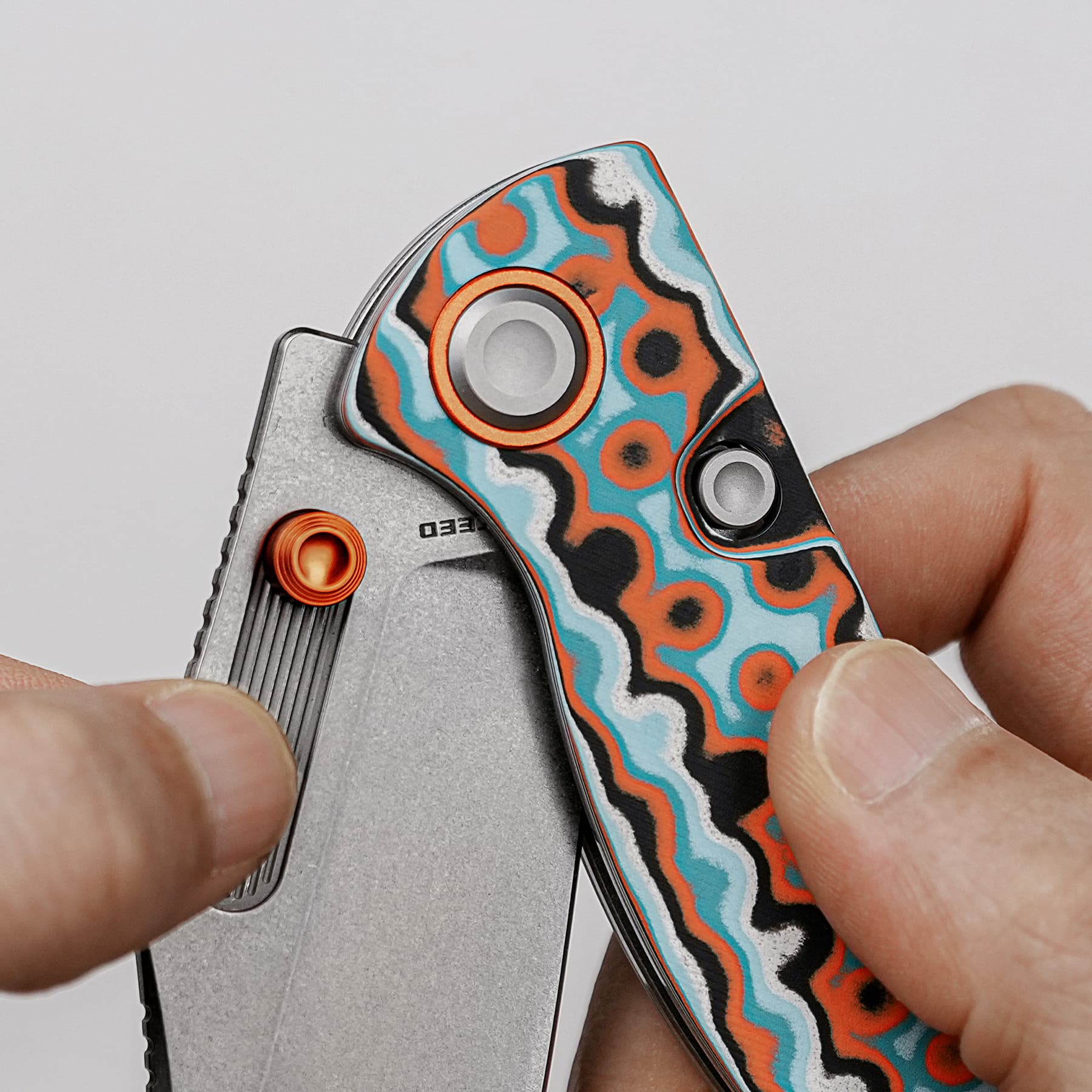 Coming Soon - Naga- Top Liner Lock(3.47" S35VN Blade & Bamboo Micarta Handle) - A3907