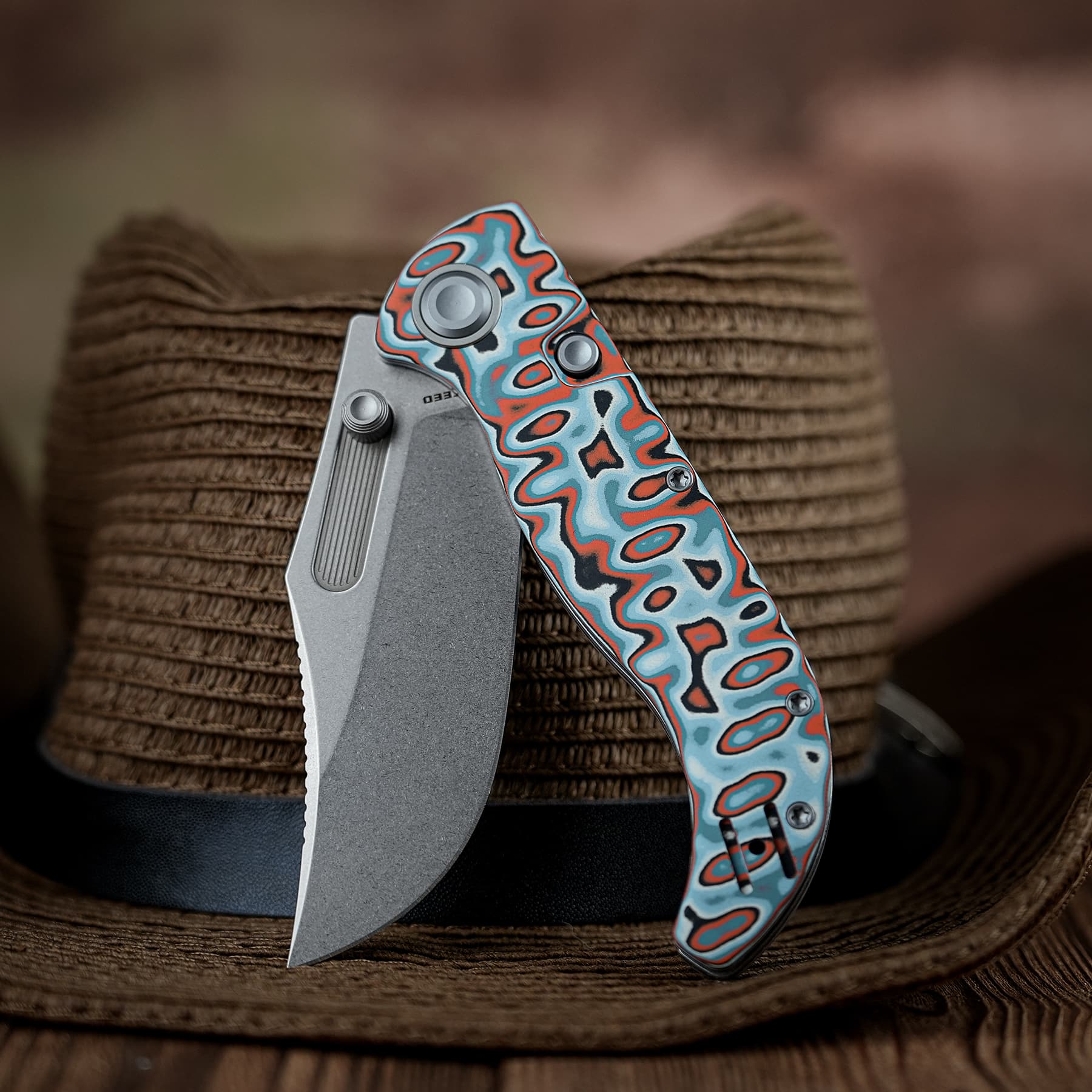 Coming Soon - Naga- Top Liner Lock(3.47" S35VN Blade & Bamboo Micarta Handle) - A3908