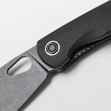 Nightshade TH - Shilin Cutter - Liner Lock Knife (3.26" Nitro-V Blade & Micarta Handle) - NSTH32NPMK