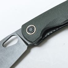 Nightshade® TH - Shilin Cutter - Liner Lock Knife (3.26" Nitro-V Blade & Micarta Handle) - NSTH32NPMN
