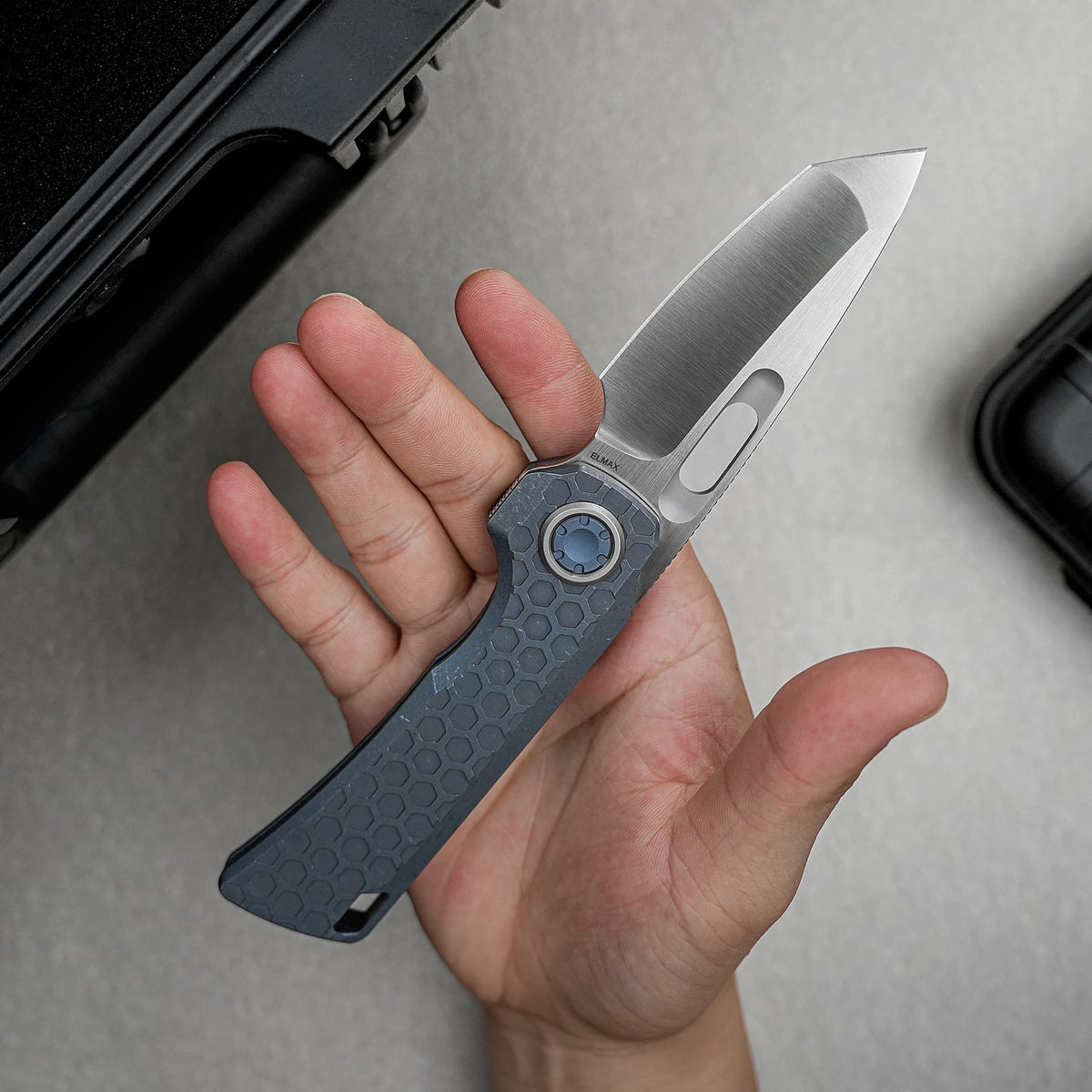 Coming Soon - Nymble - Vanchor Lock® (3.25" Elmax Blade & Titanium Handle) - A4703