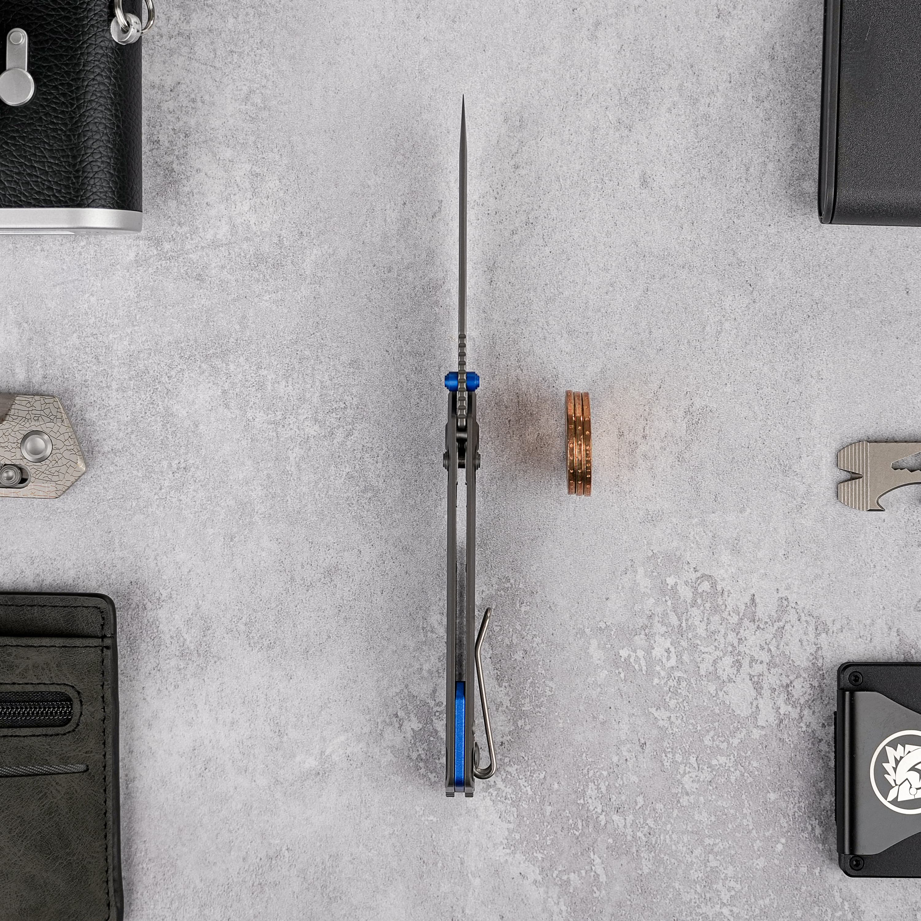 Parallel- Crossbar Lock (2.90" 154CM Blade & Titanium Handle) - A3510