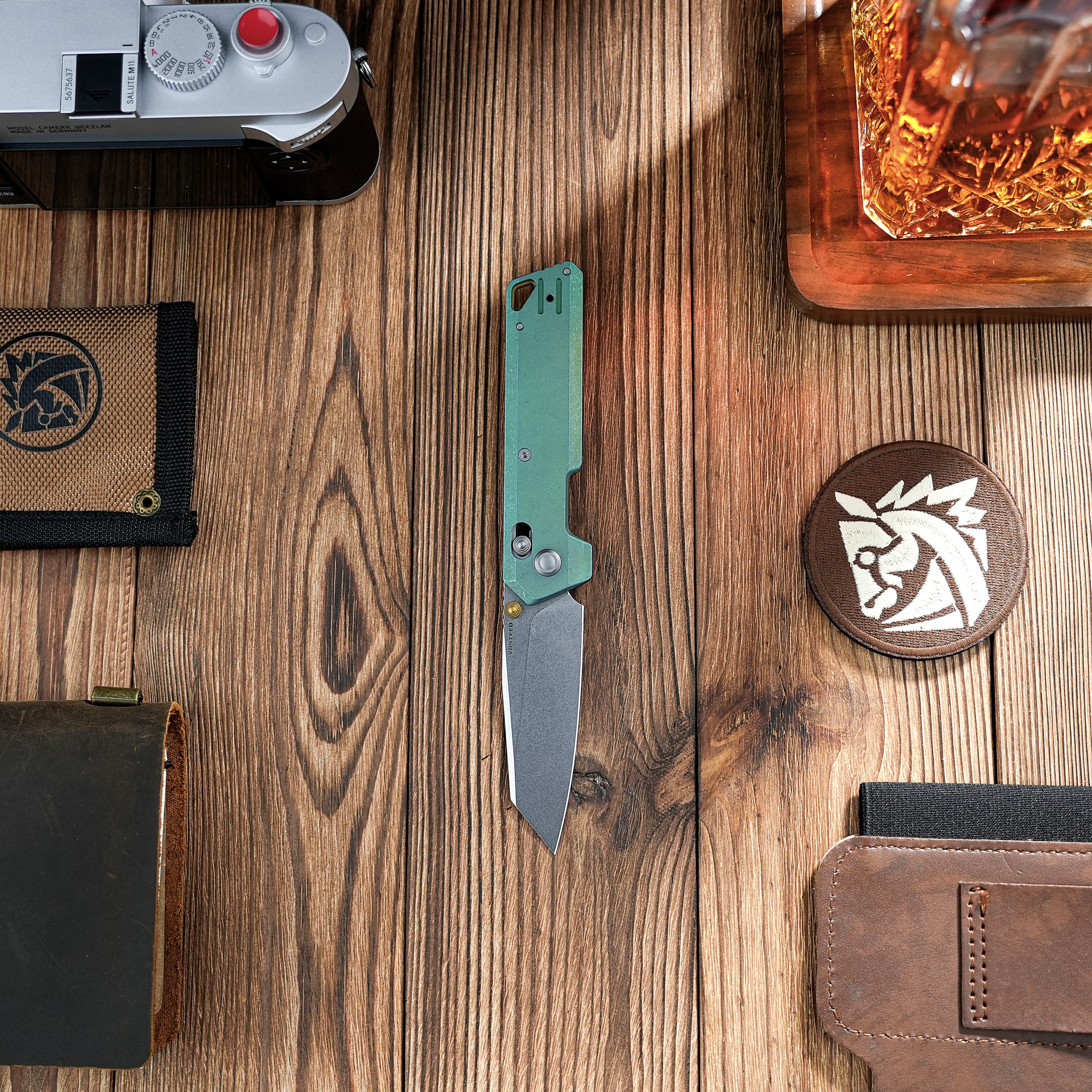 Parallel- Crossbar Lock (2.90" 154CM Blade & Titanium Handle) - A3519