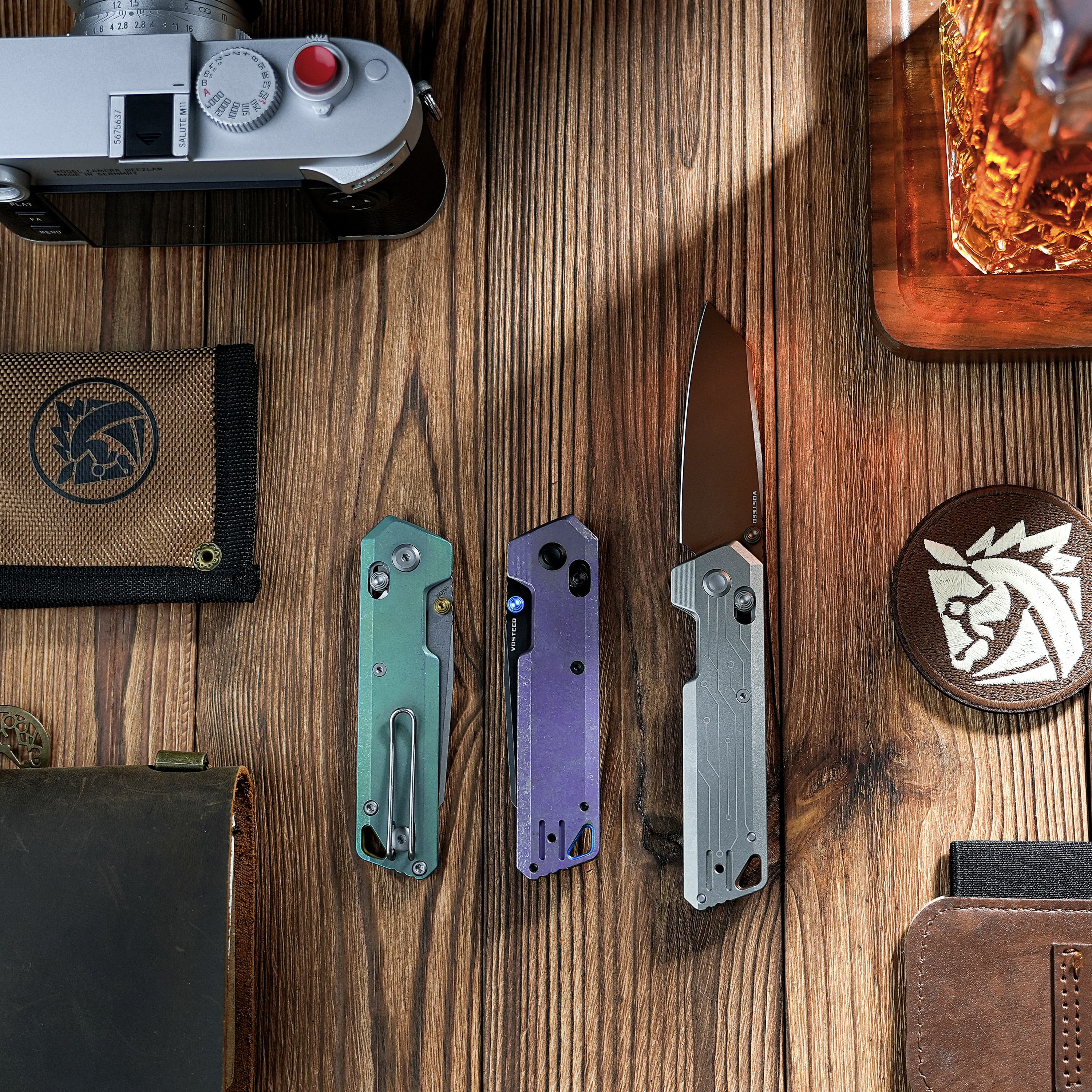 Parallel- Crossbar Lock (2.90" 154CM Blade & Titanium Handle) - A3520