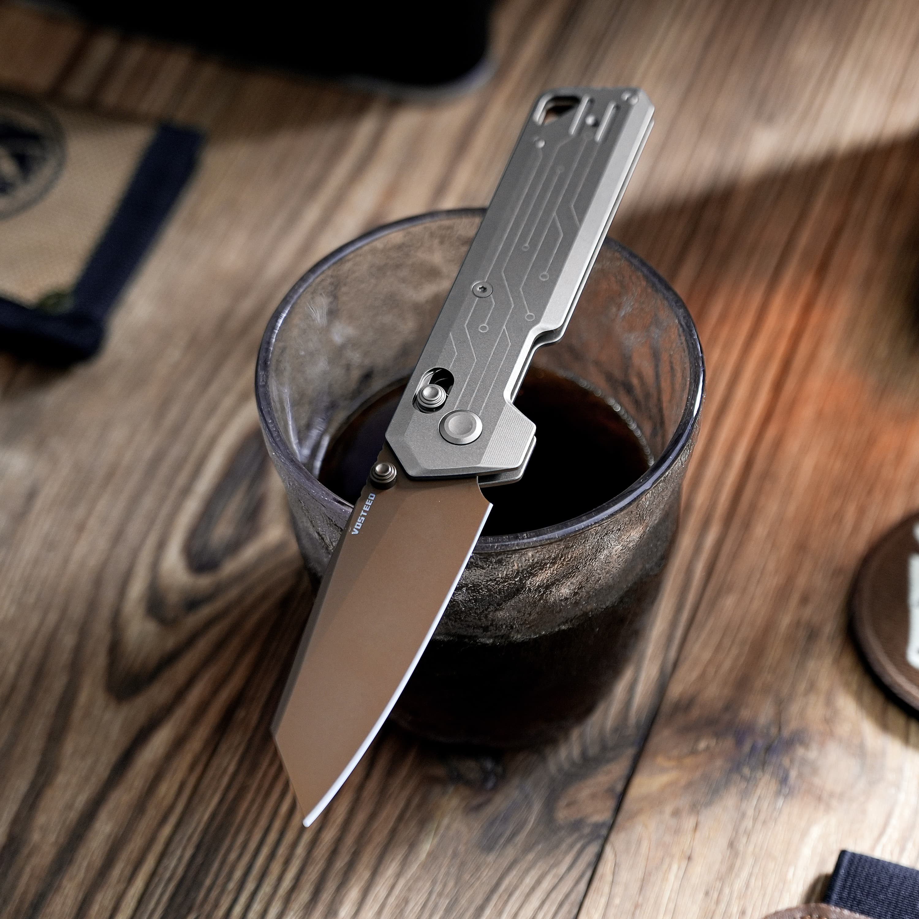 Parallel- Crossbar Lock (2.90" 154CM Blade & Titanium Handle) - A3520