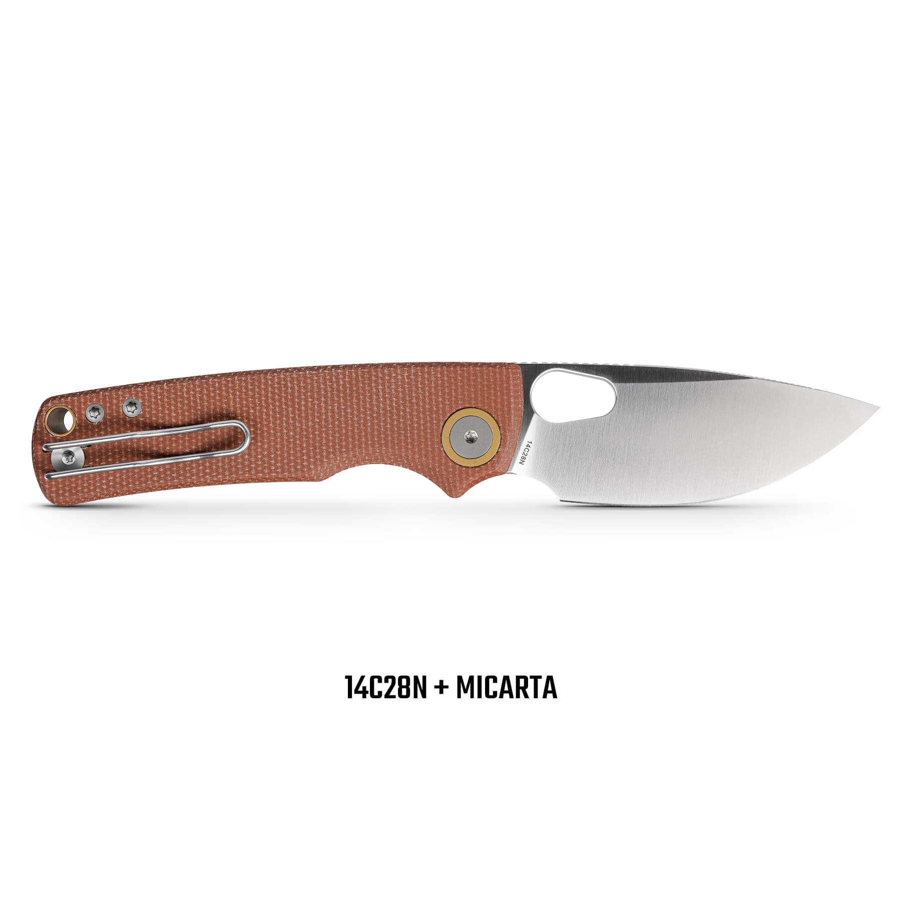 Porcupine - Top Liner Lock  (2.99" 14C28N Blade & Micarta Handle) - A2604