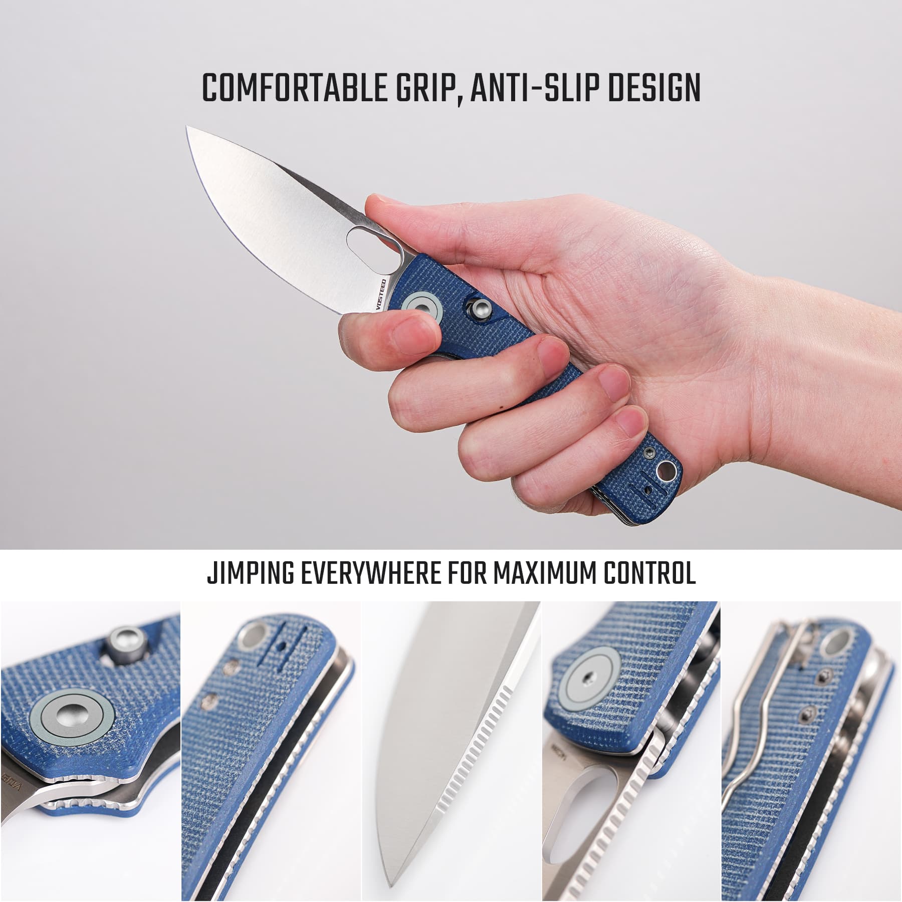Porcupine - Top Liner Lock  (2.99" 14C28N Blade & Micarta Handle) - A2605