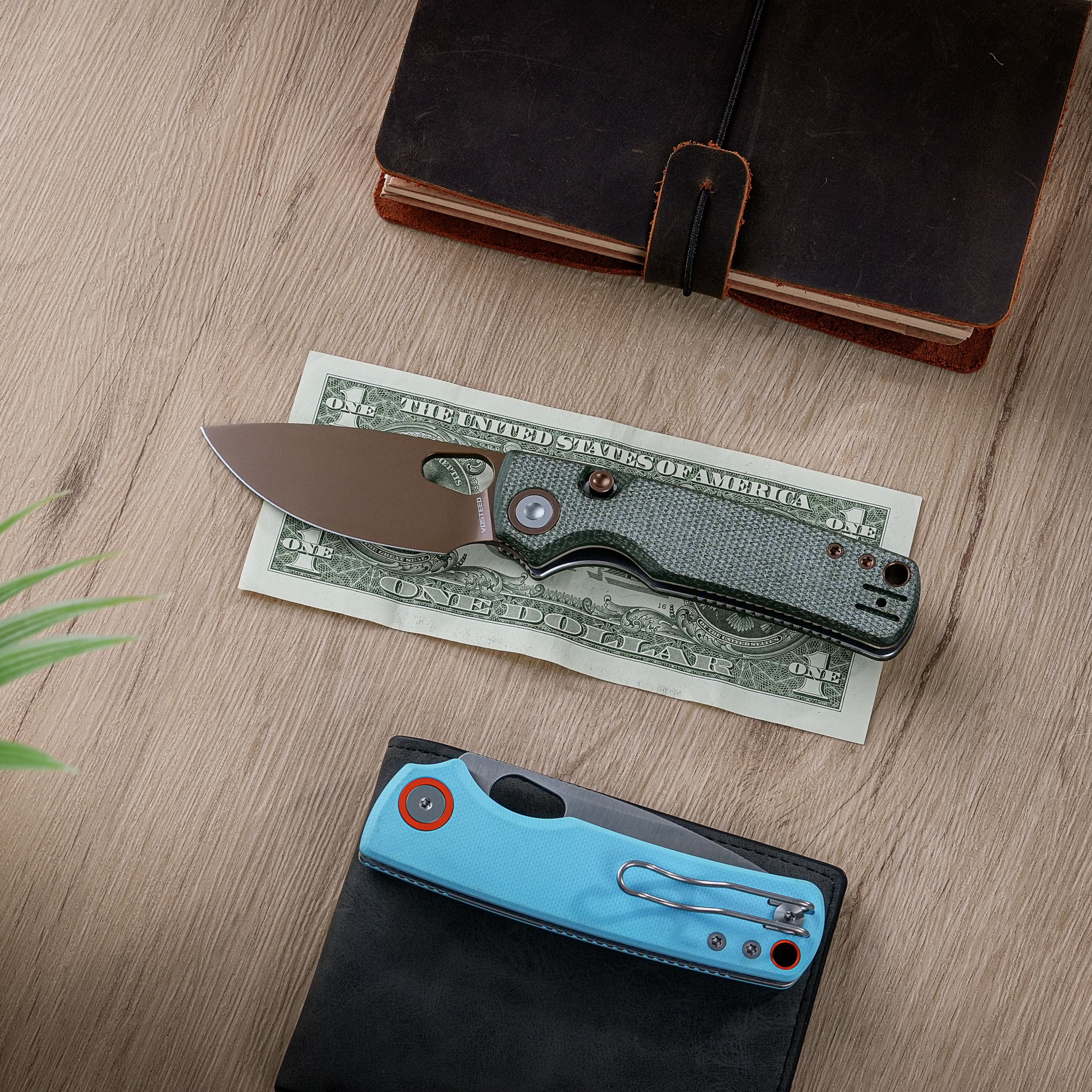 Porcupine - Top Liner Lock  (2.99" 14C28N Blade & Micarta Handle) - A2609