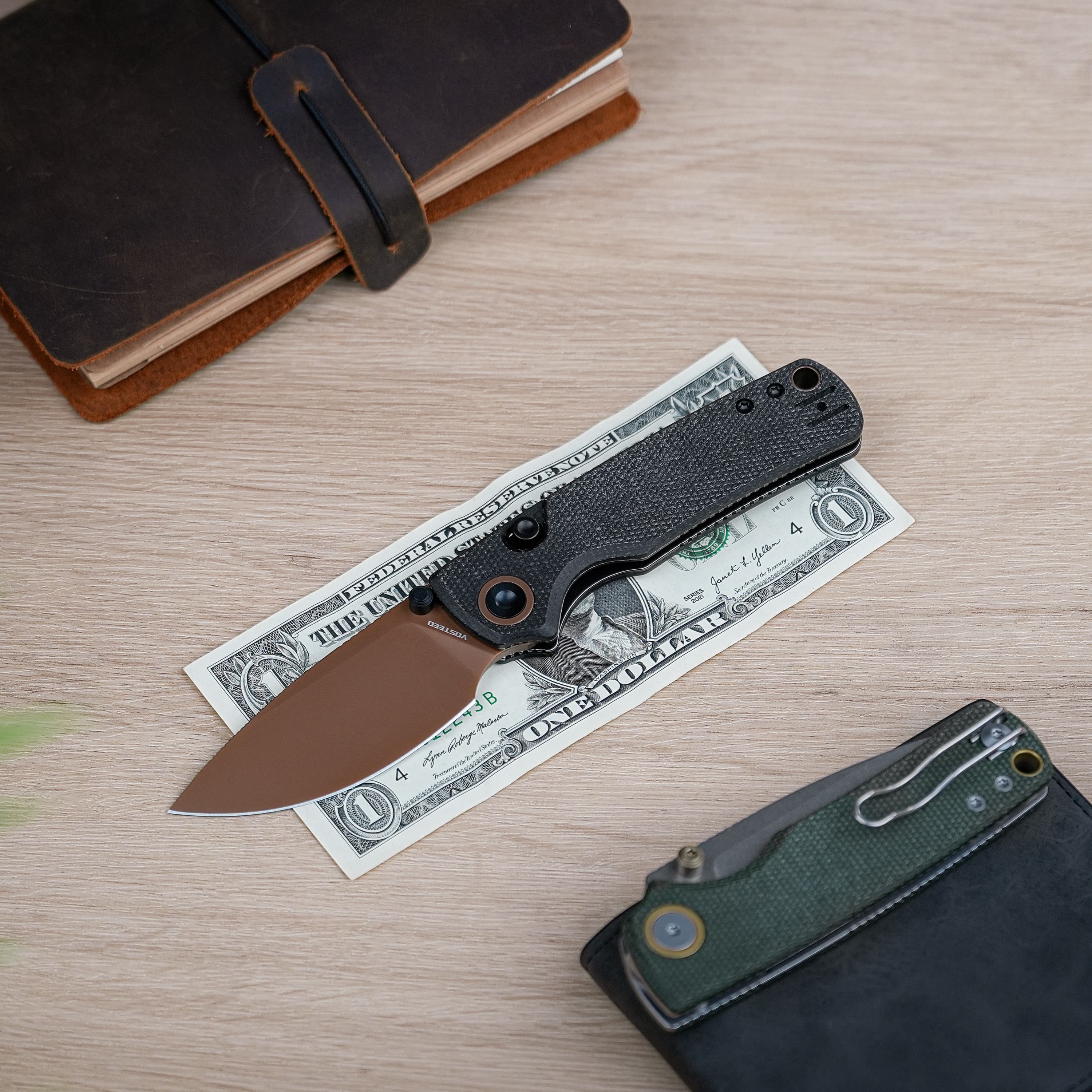 Porcupine - Top Liner Lock  (2.99" 14C28N Blade & Micarta Handle) - A2610