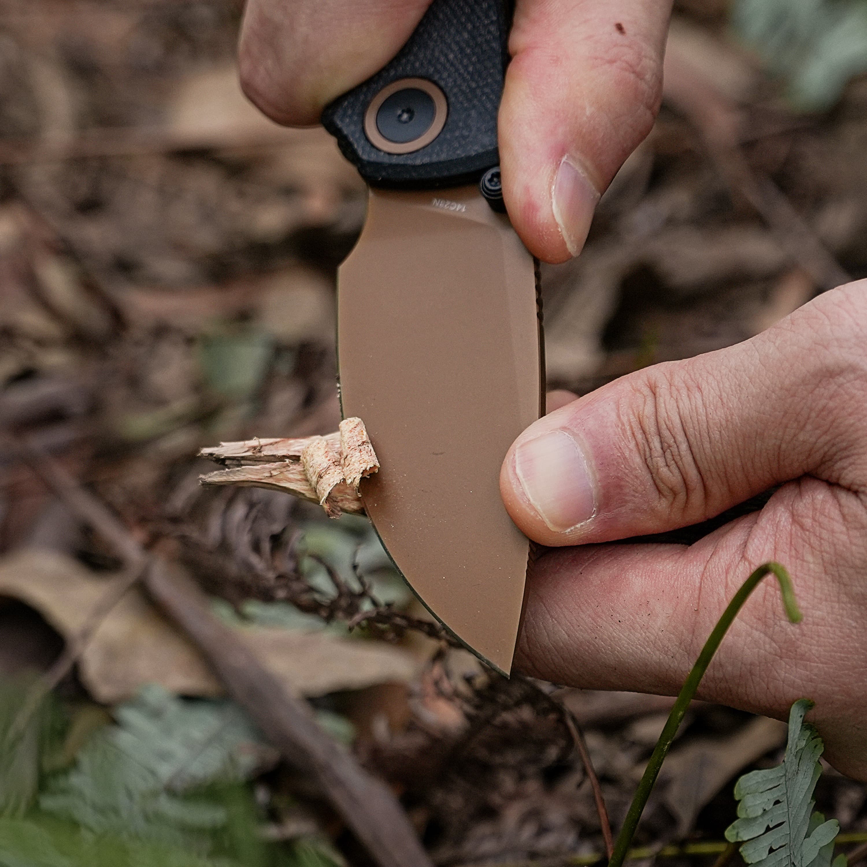 Porcupine Micarta Camp Knife | Tough Folder for Wilderness Survival