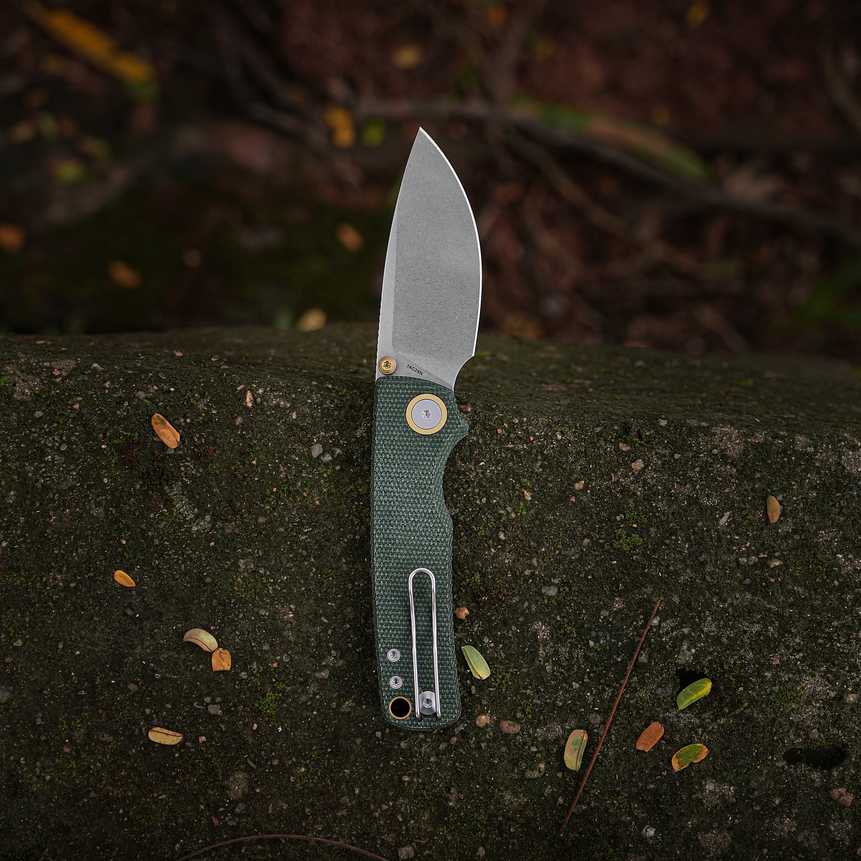 Porcupine - Top Liner Lock  (2.99" 14C28N Blade & Micarta Handle) - A2611