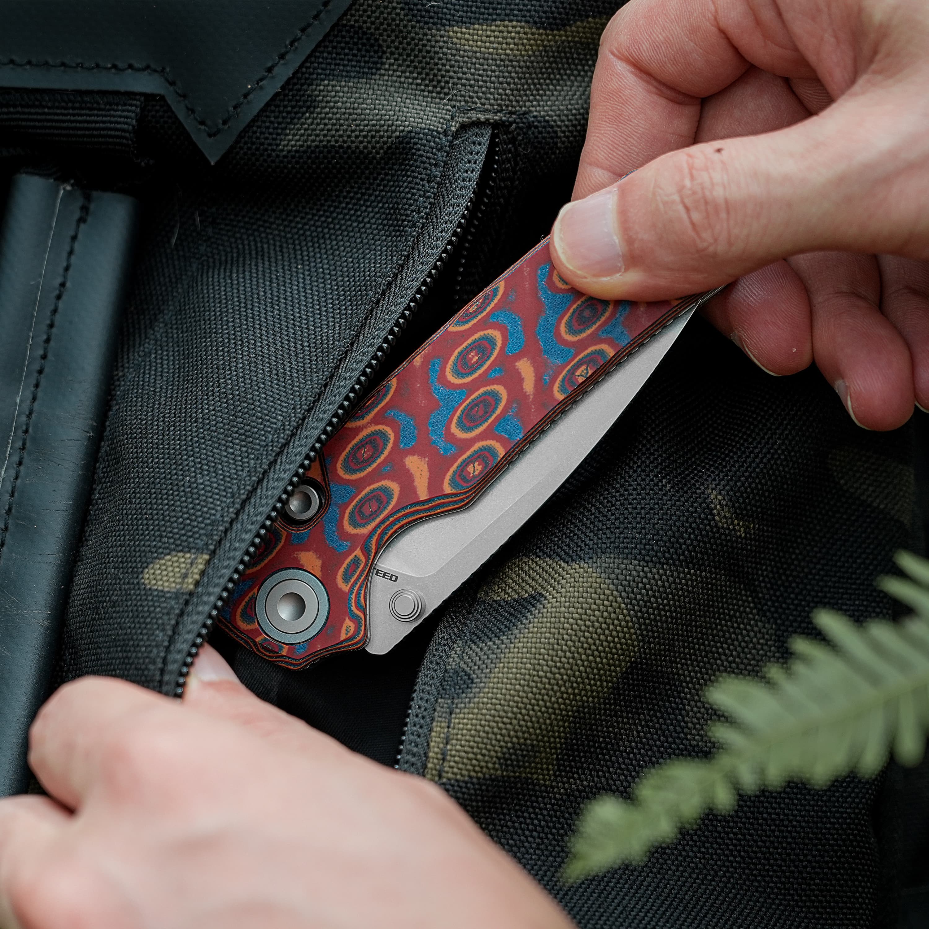 Porcupine - Top Liner Lock  (2.99" 14C28N Blade & Micarta Handle) - A2613