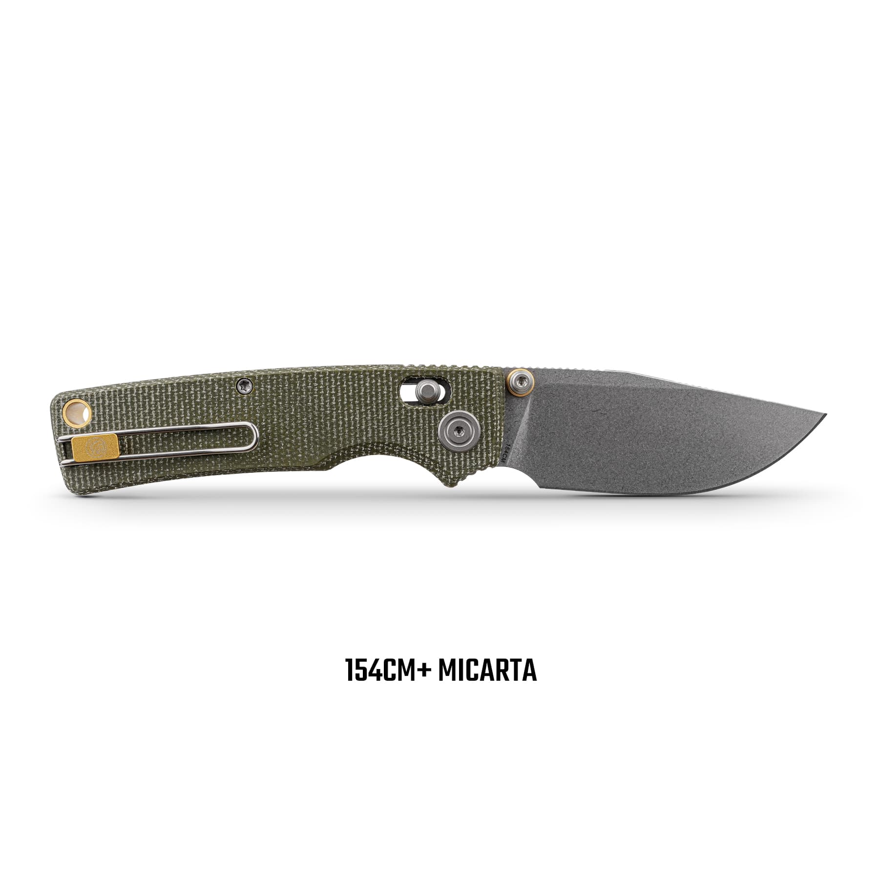 Porcupine ModSwap™ - Crossbar Lock Knife (3.08" 154CM Blade & Micarta Handle) - A3104