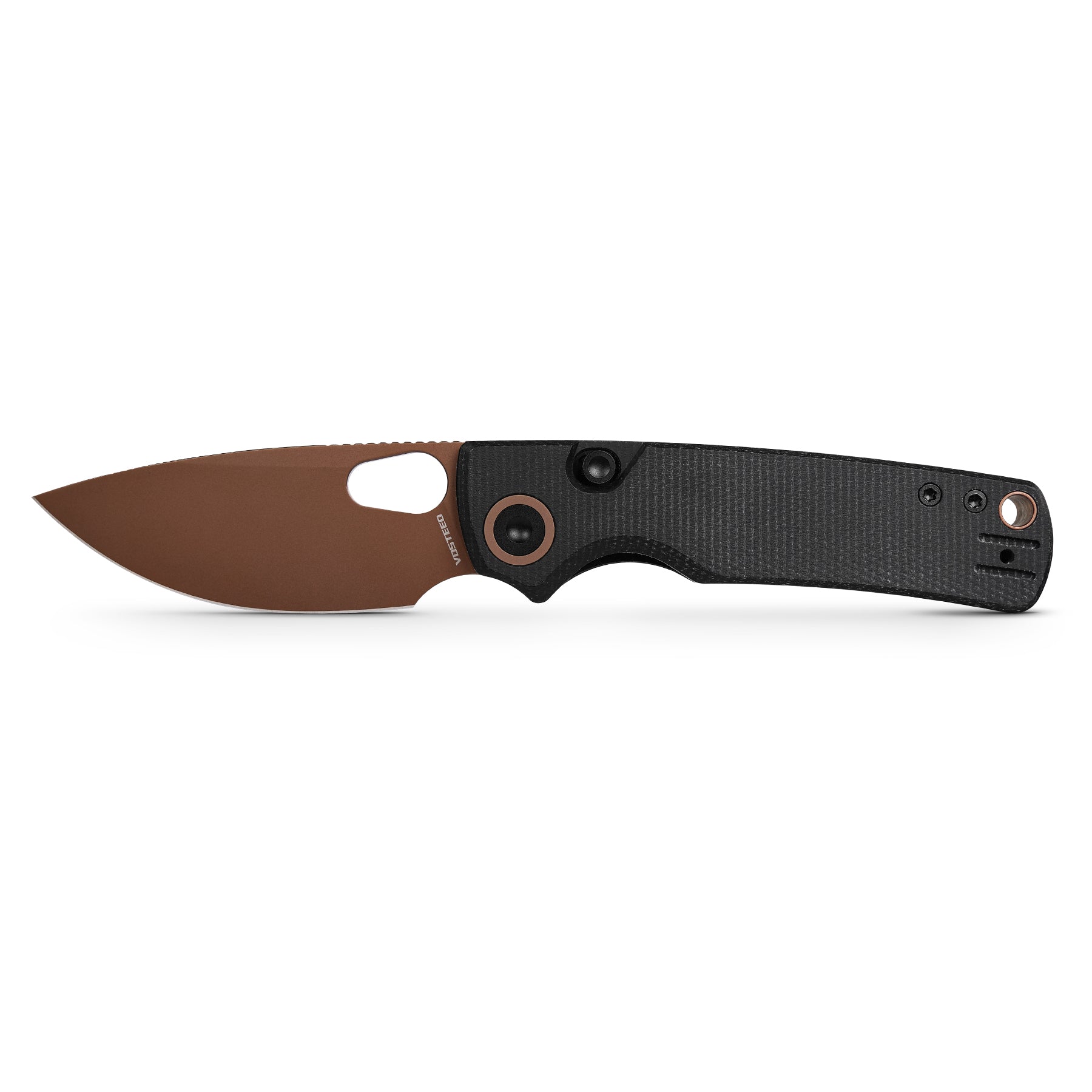 Vosteed Porcupine Top Liner Lock folding knife with micarta handle